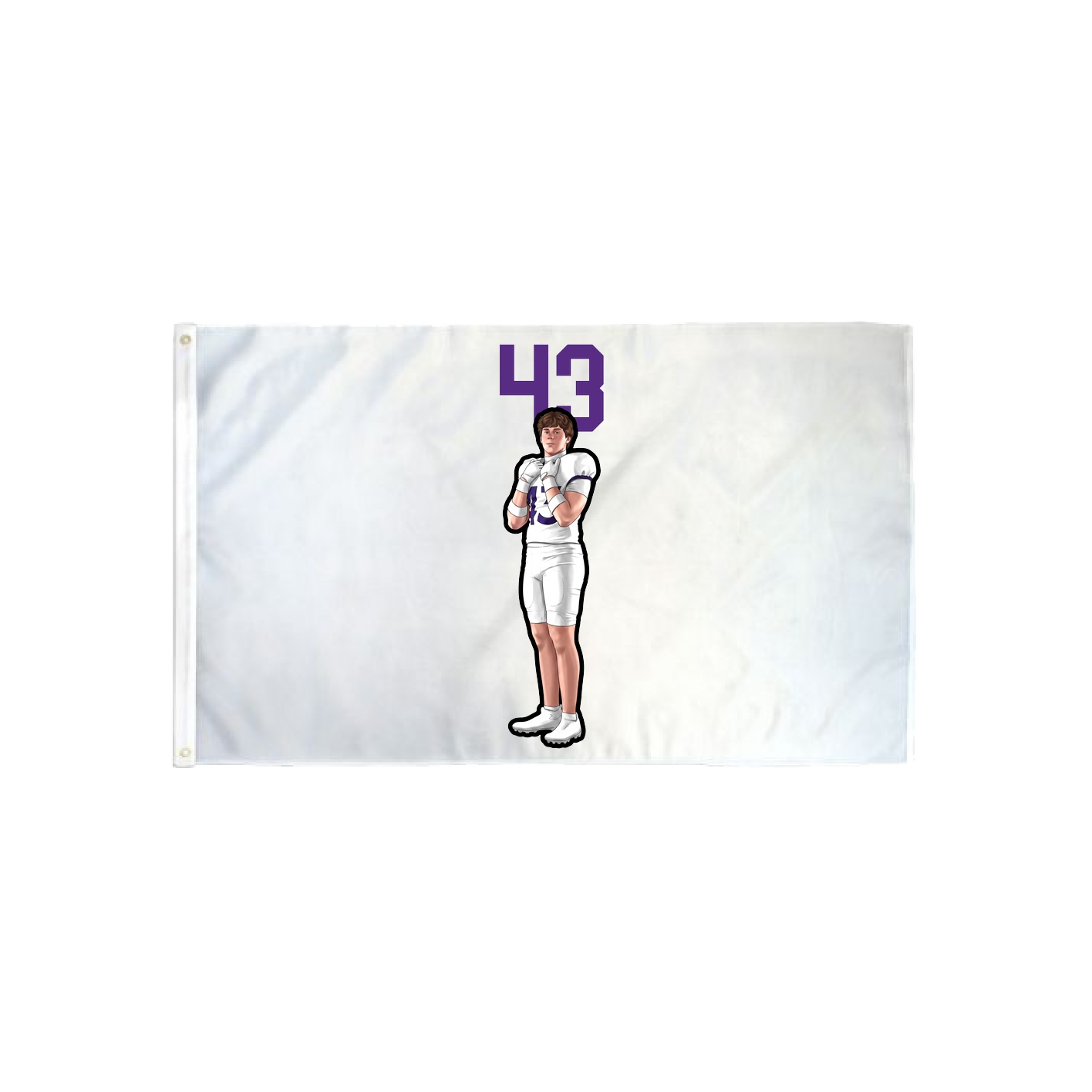 3x5 Flag — Number Top in Classic