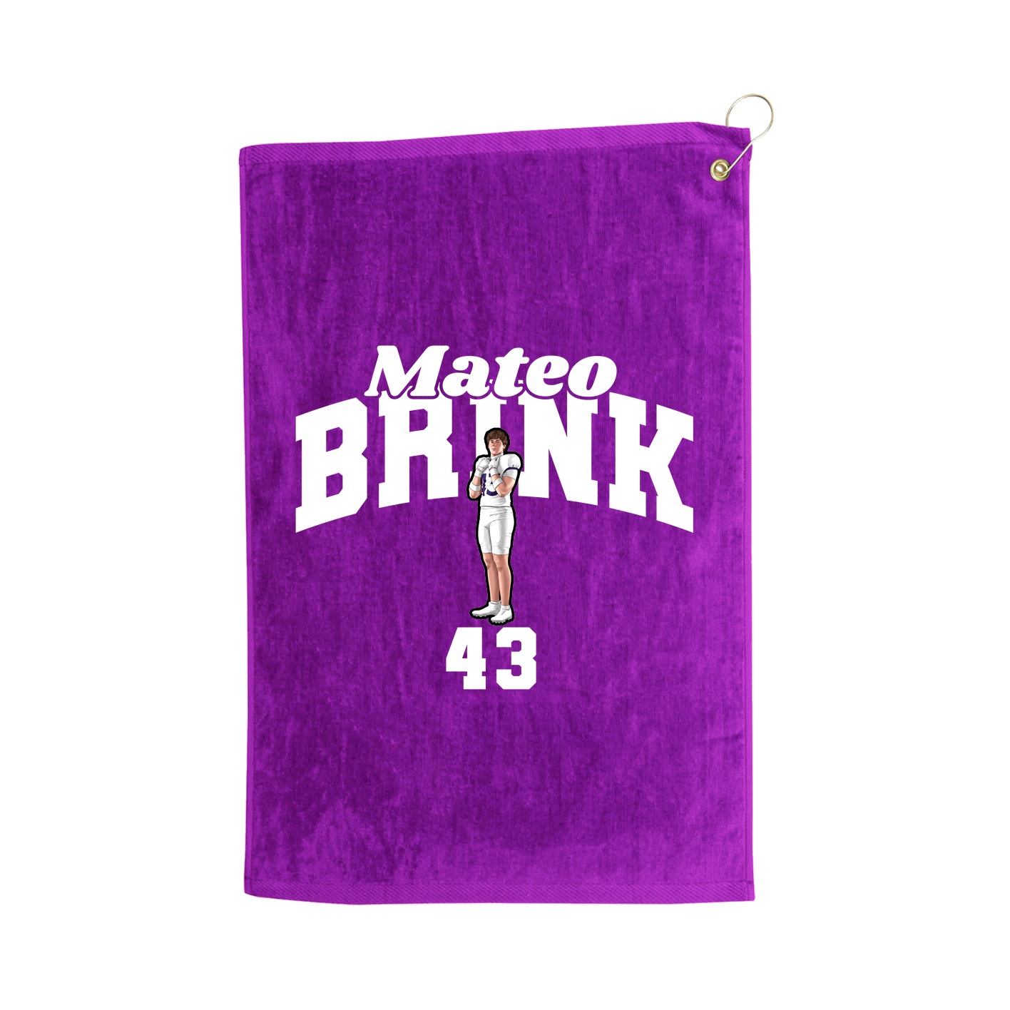 Golf Towel — Signature Arch in Purple