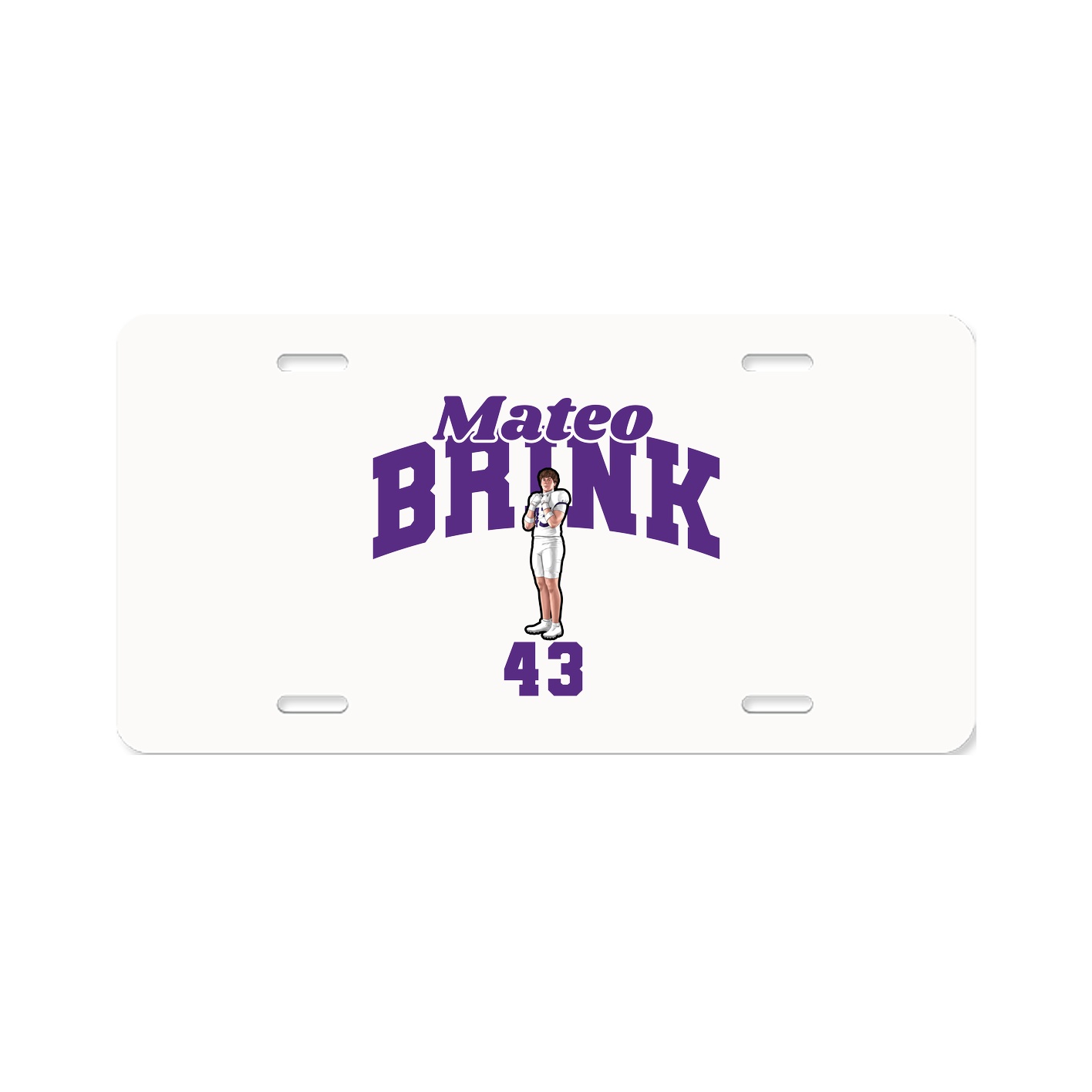 License Plate — Signature Arch in Classic