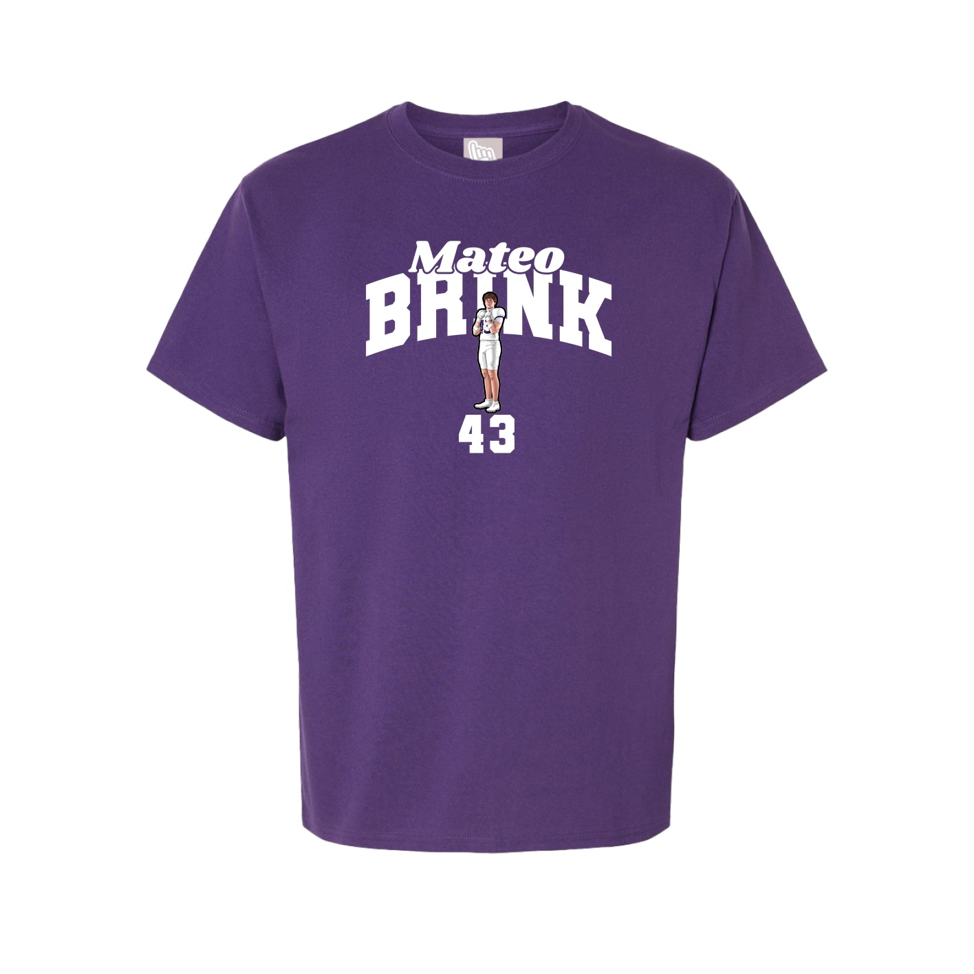 Tee — Signature Arch in Purple