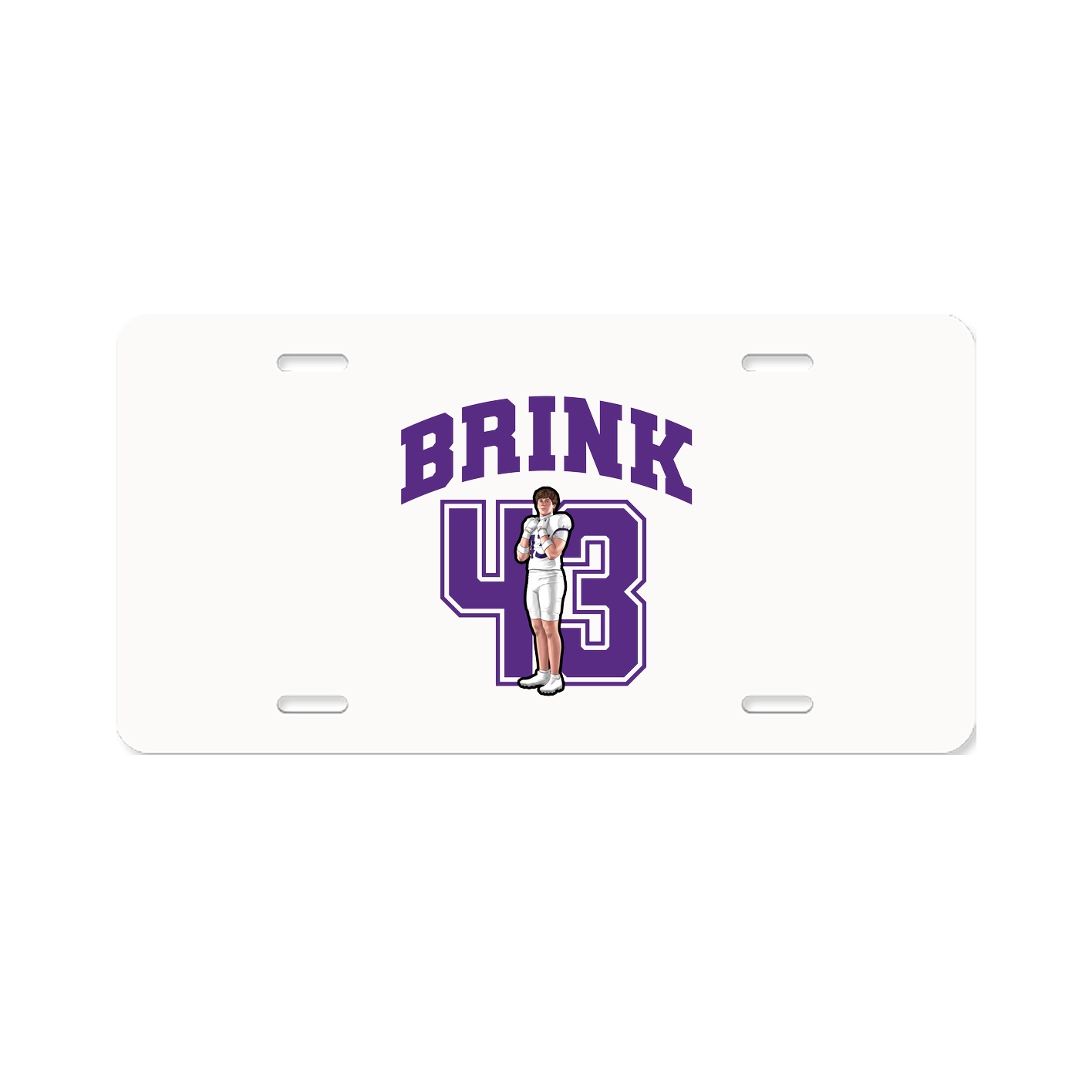 License Plate — Number in Classic