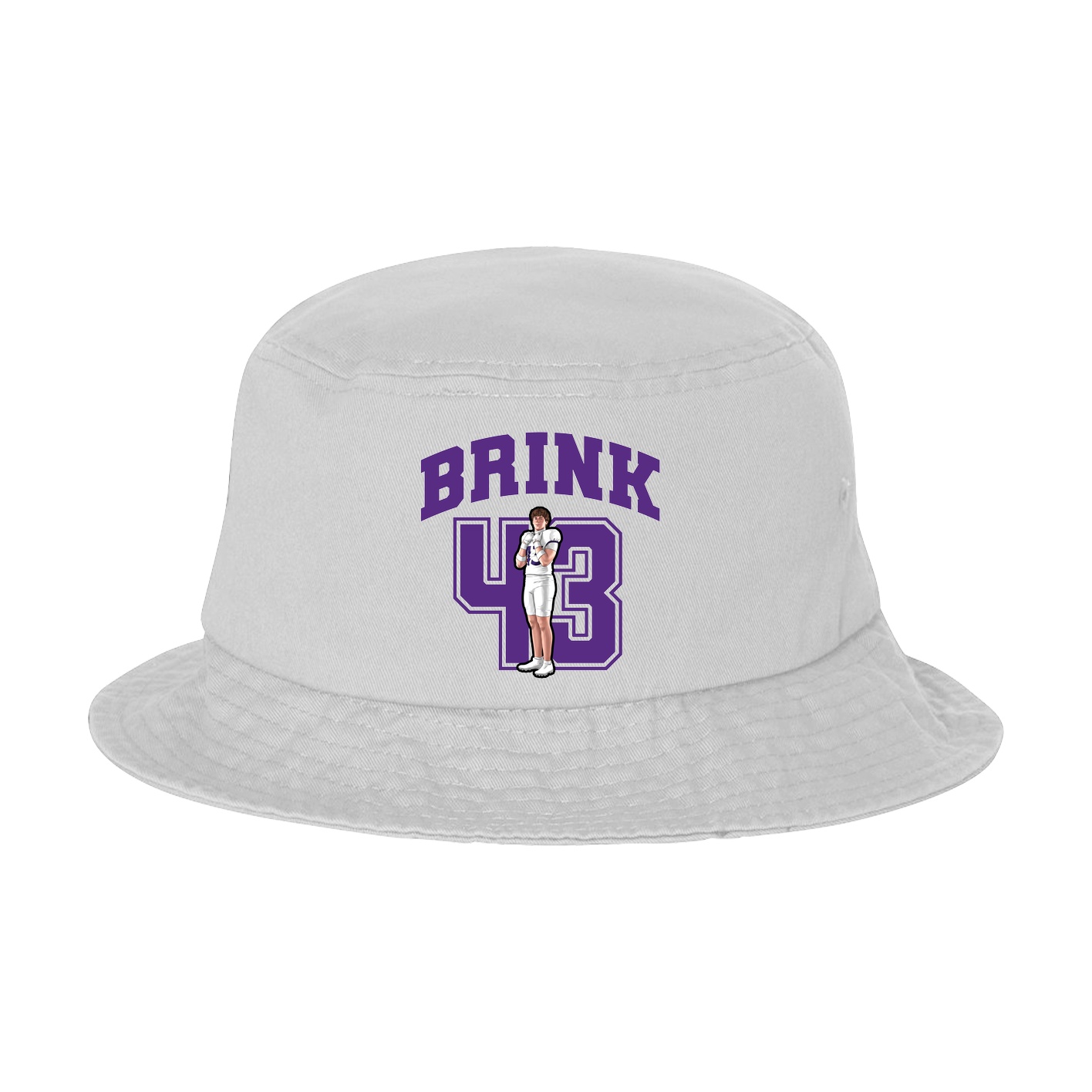 Bucket Cap — Number in White