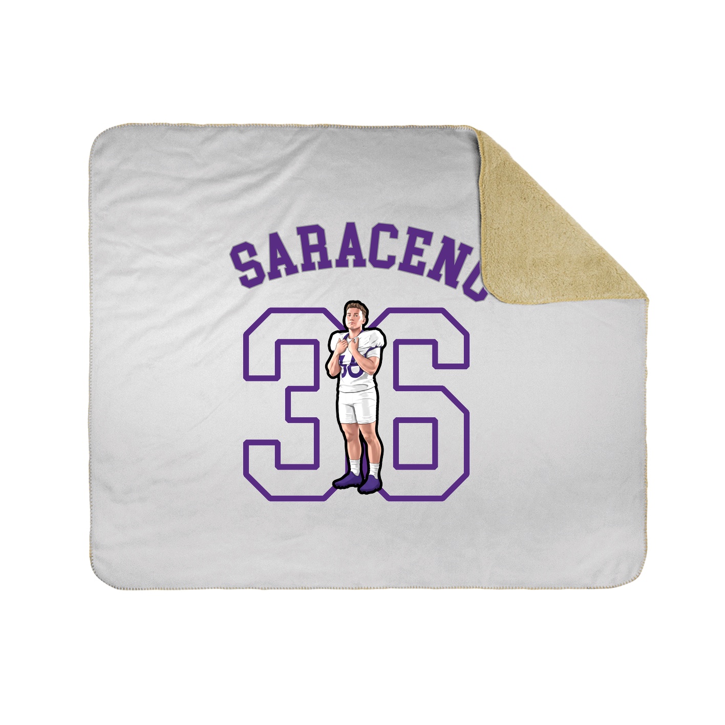 Throw Blanket — Shirsey Arch in White