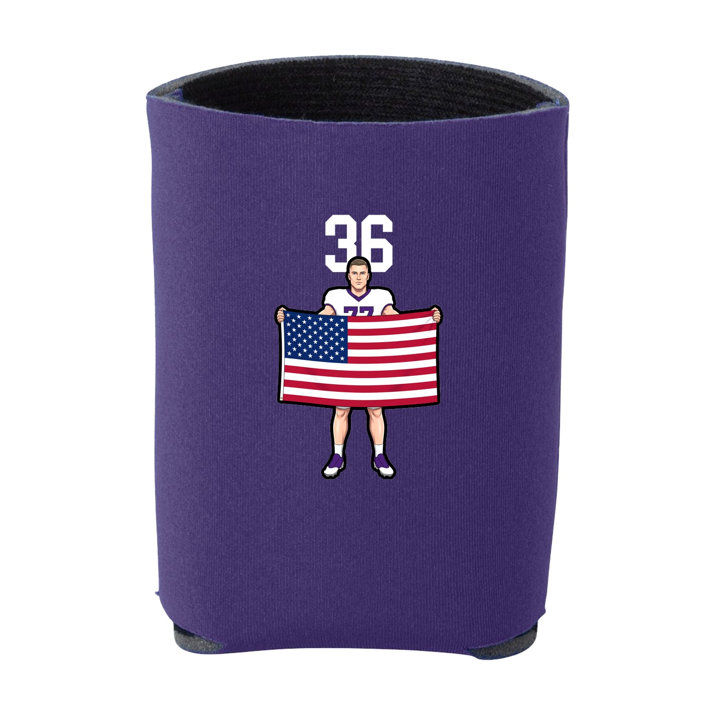 Can Holder — Number Top in Purple