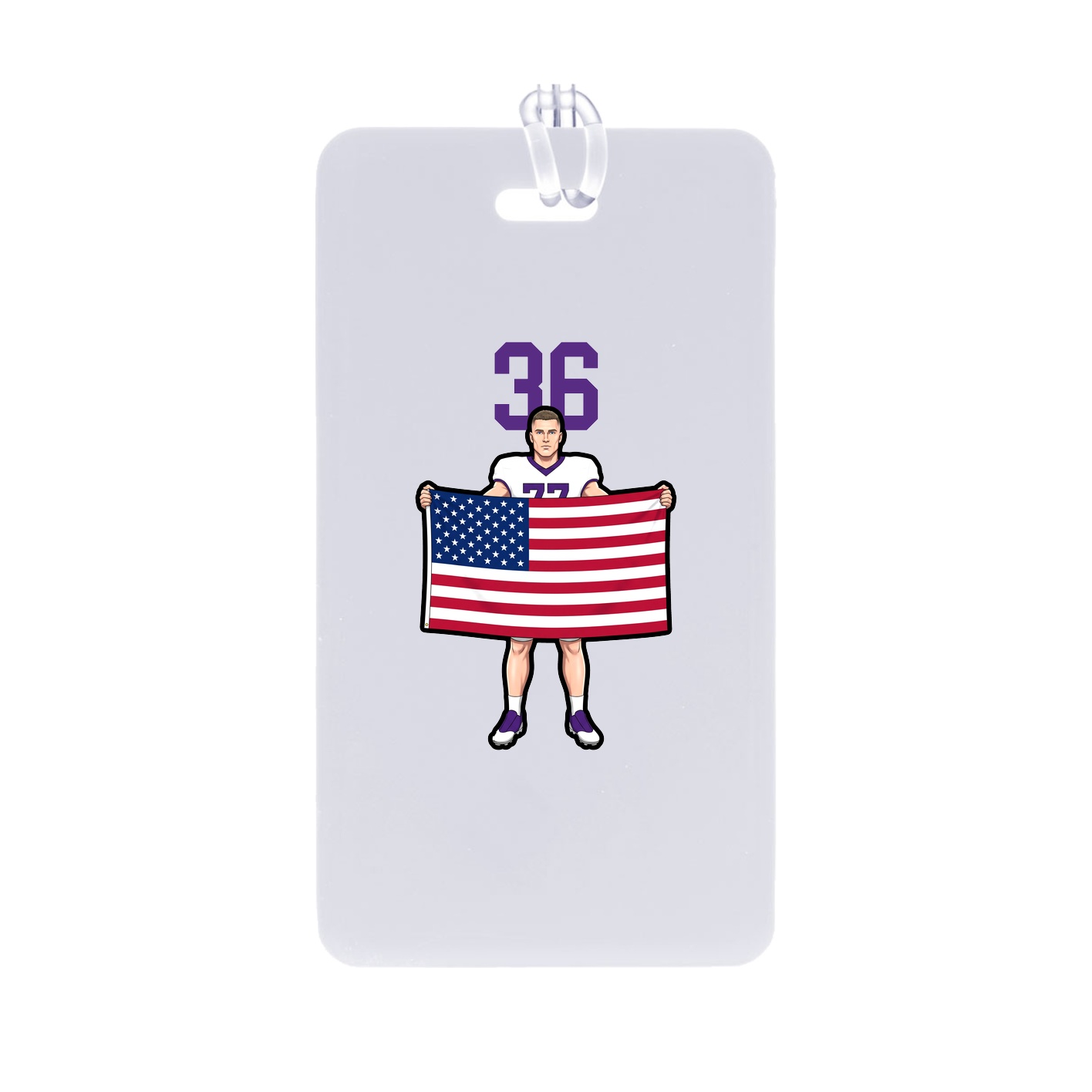 Bag Tag — Number Top in Classic