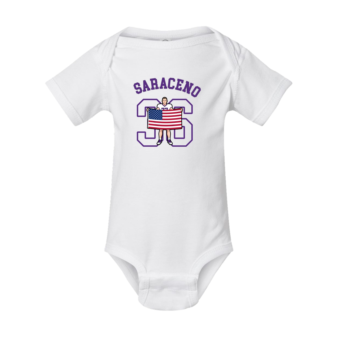 Baby Onesie — Shirsey Arch in White