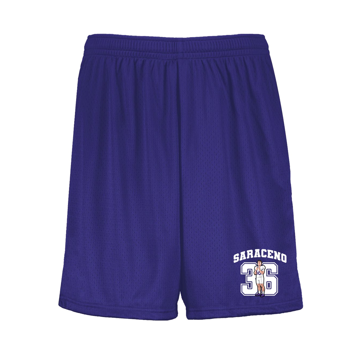 Shorts — Number in Purple
