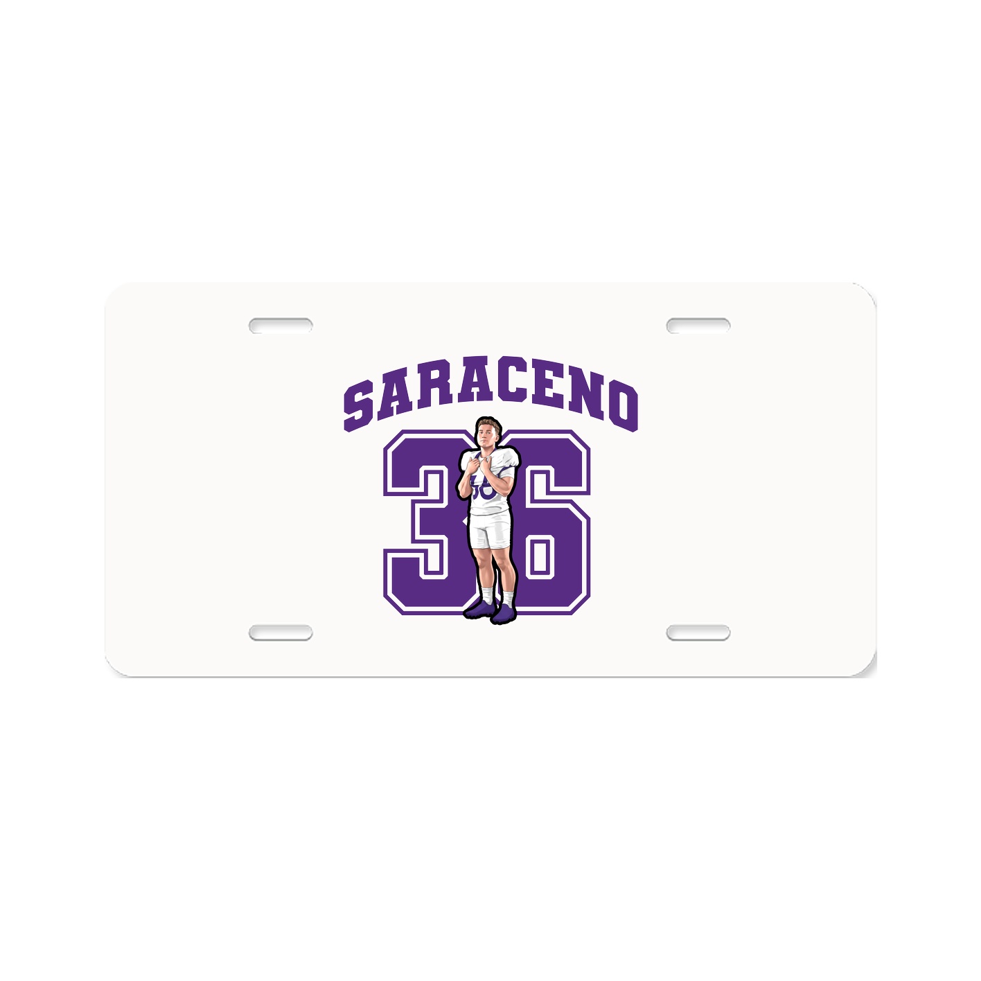 License Plate — Number in Classic