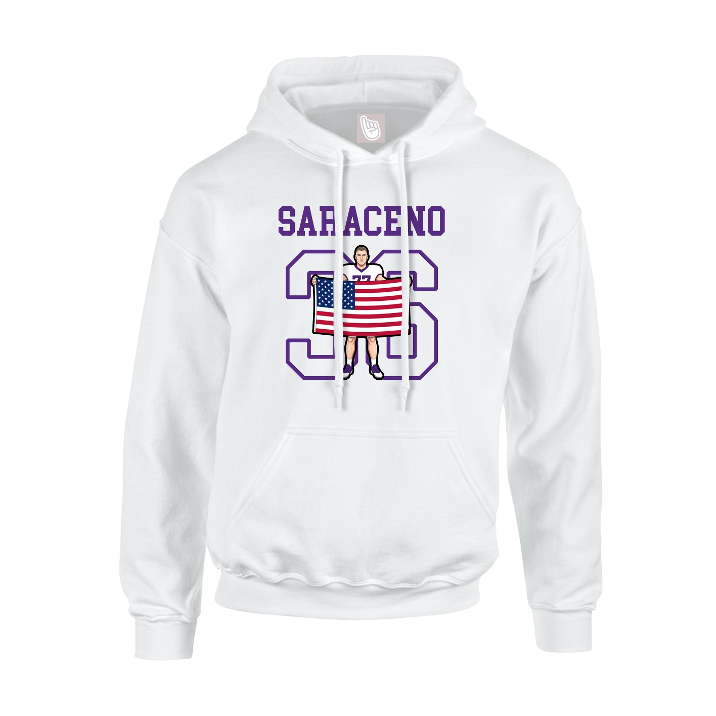 Youth Hoodie — Shirsey in White