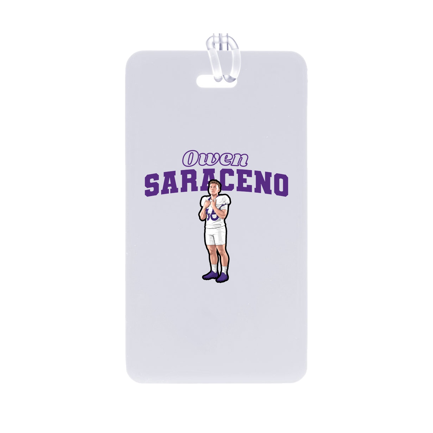 Bag Tag — Name Arch in Classic