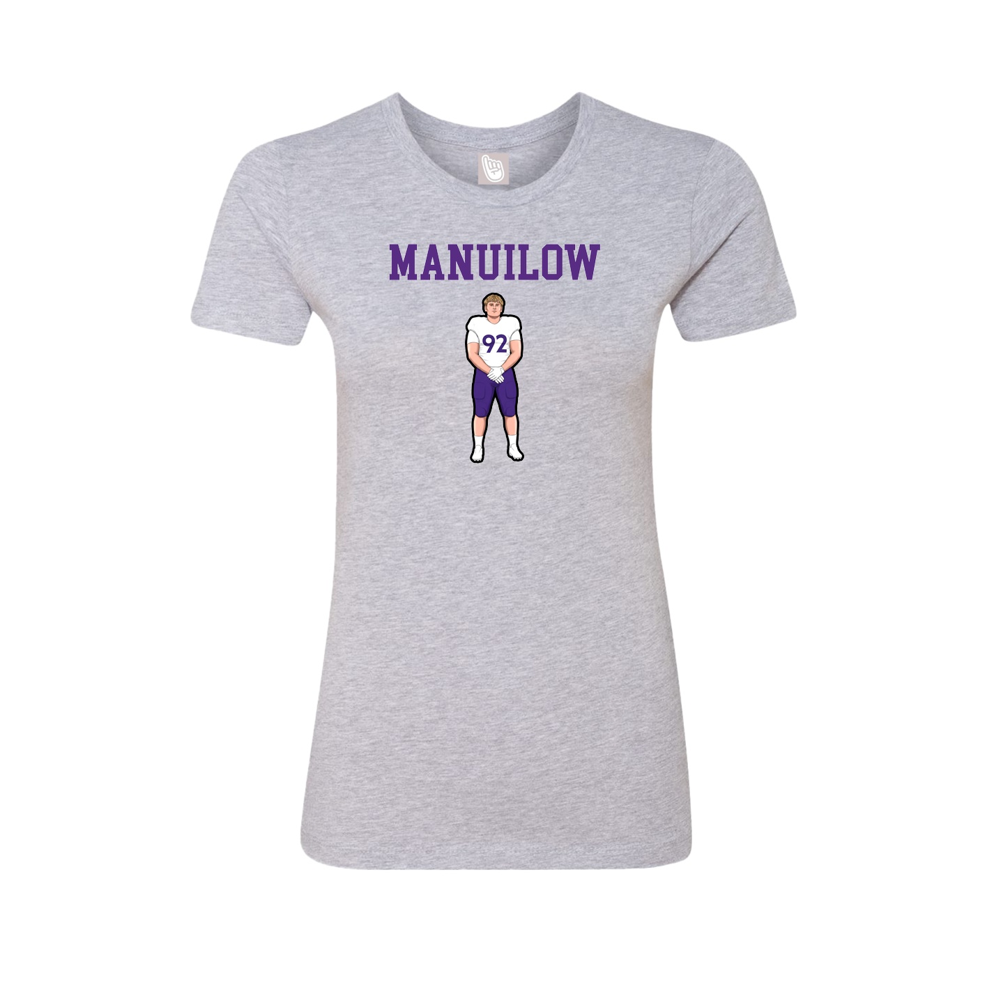 Fitted Women's Tee — Shirsey in Grey