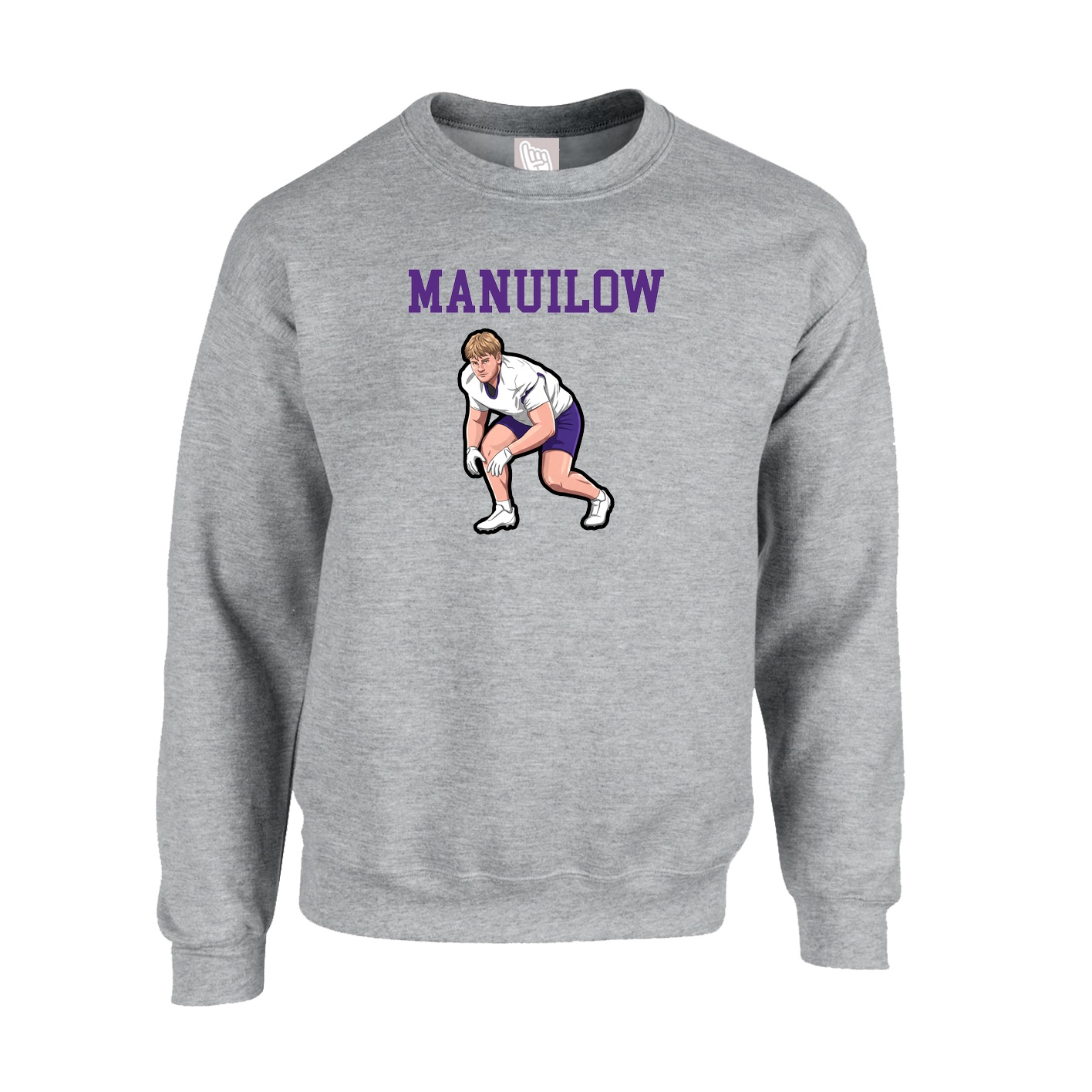 Fleece Crew — Shirsey in Grey