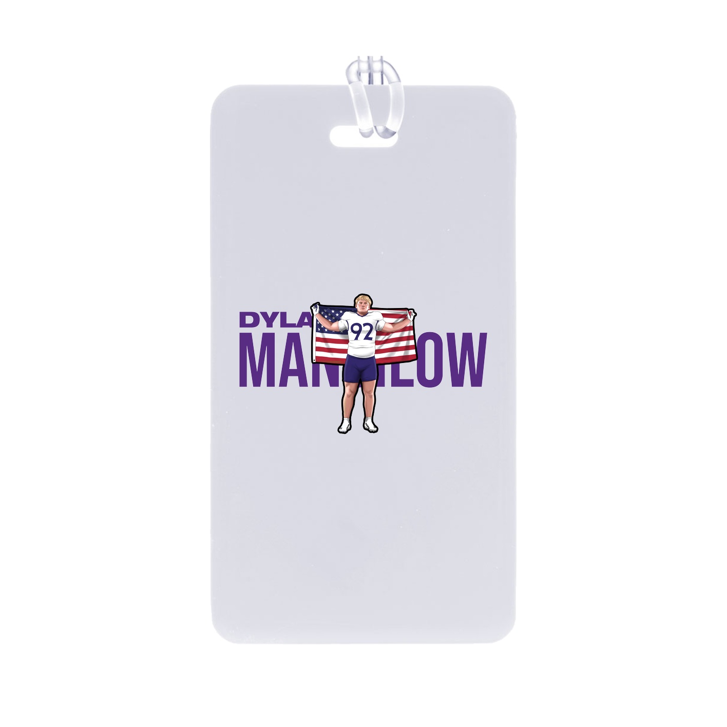 Bag Tag — Player Name in Classic