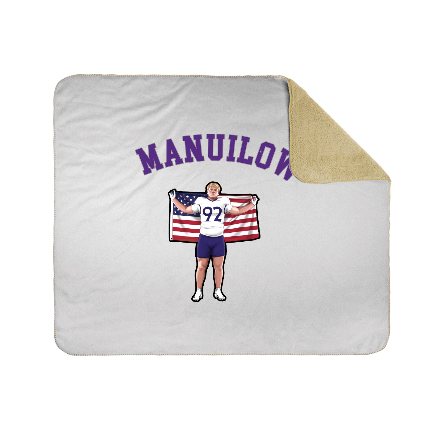 Throw Blanket — Shirsey Arch in White
