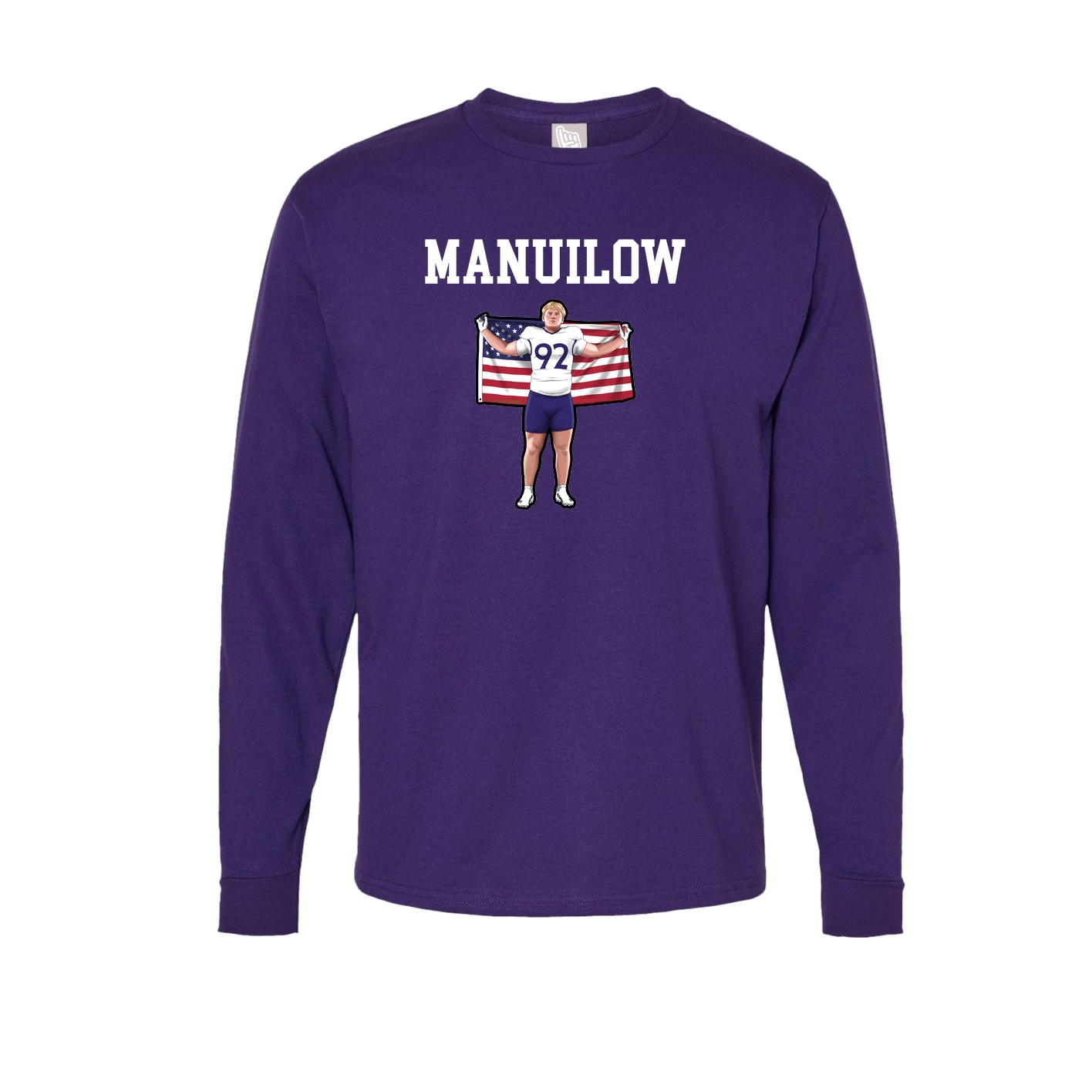 Long Sleeve Tee — Shirsey in Purple