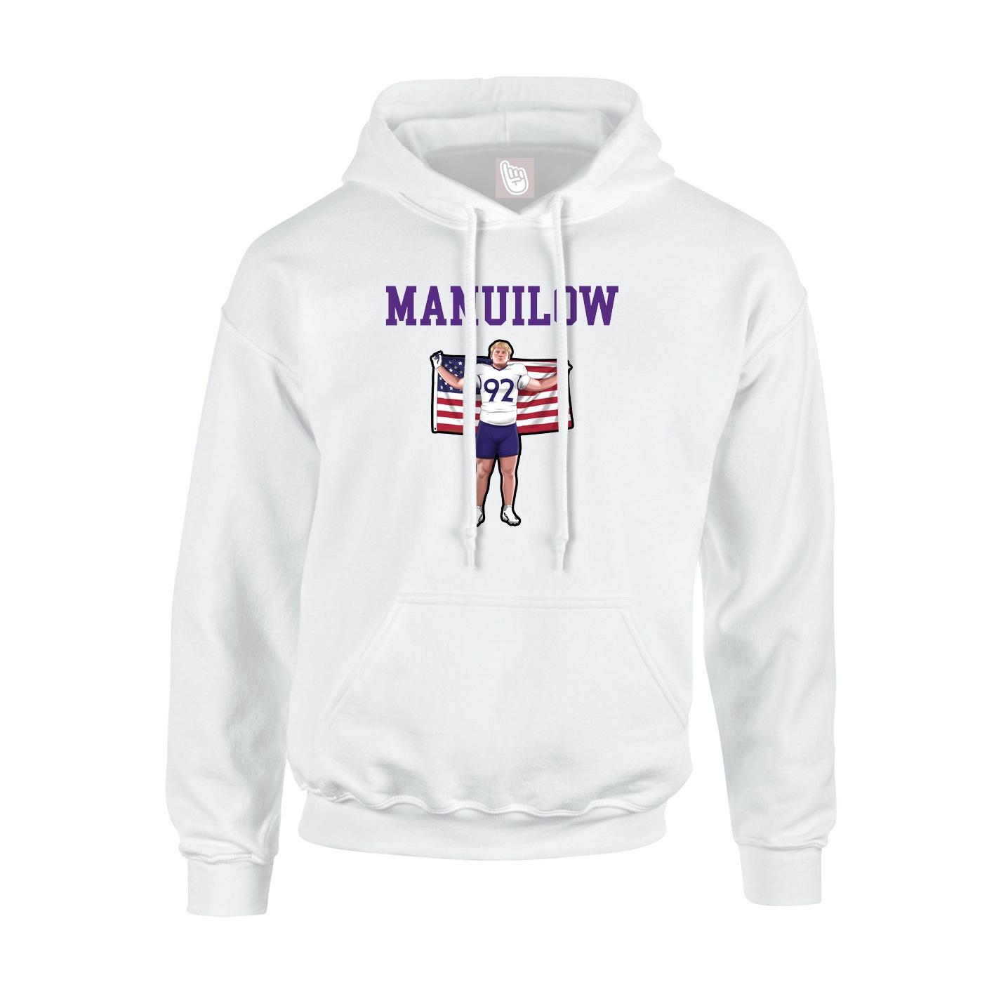 Youth Hoodie — Shirsey in White