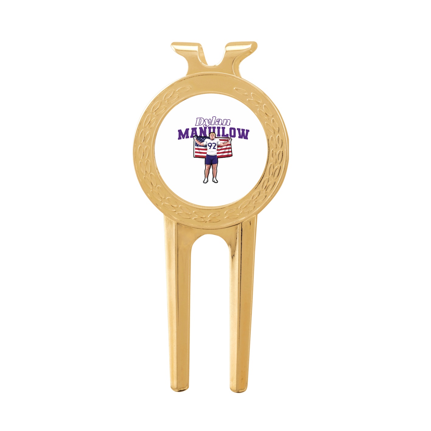Divot Tool with Ball Marker — Name Arch in Classic