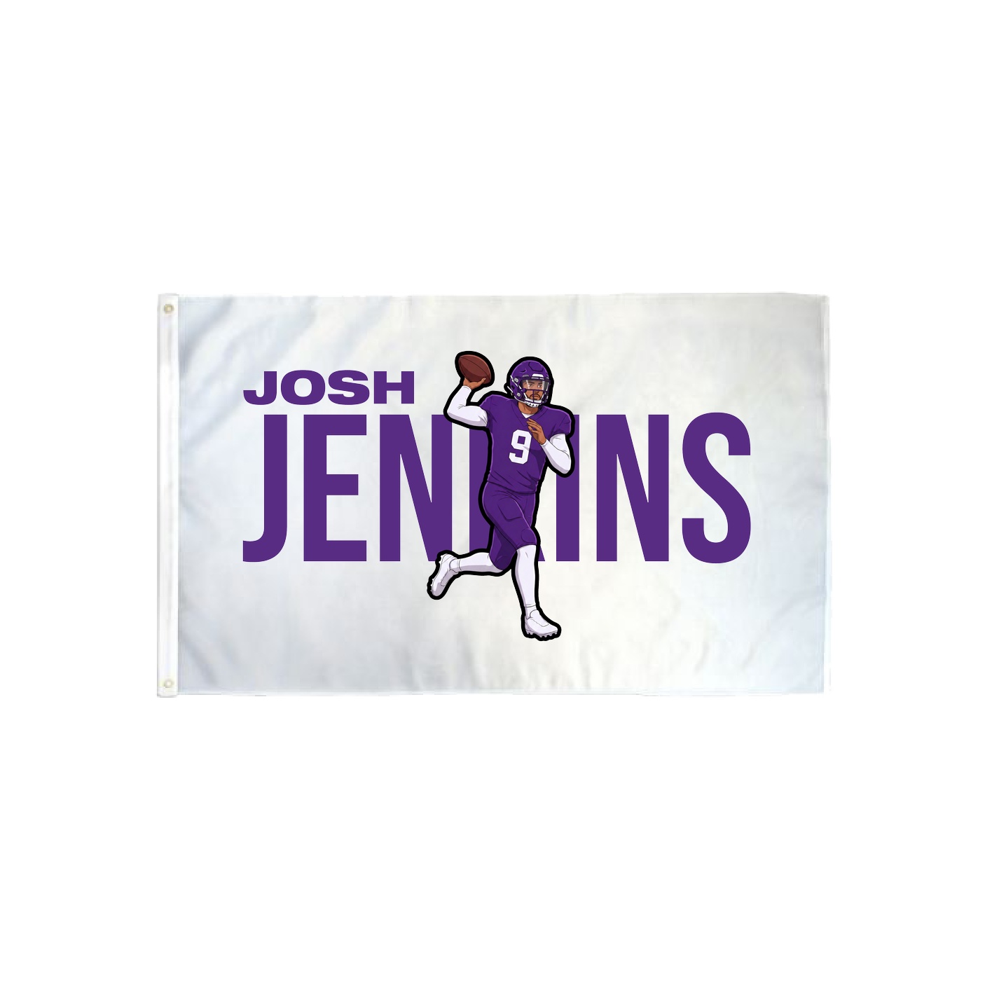 3x5 Flag — Player Name in Classic