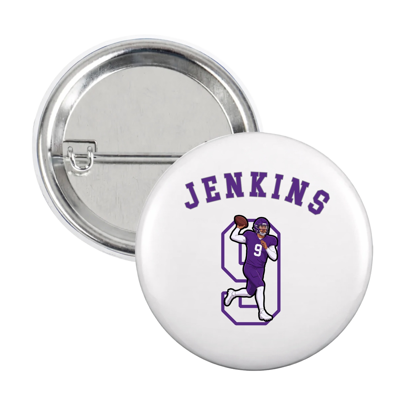 Game Day Button — Shirsey Arch in White