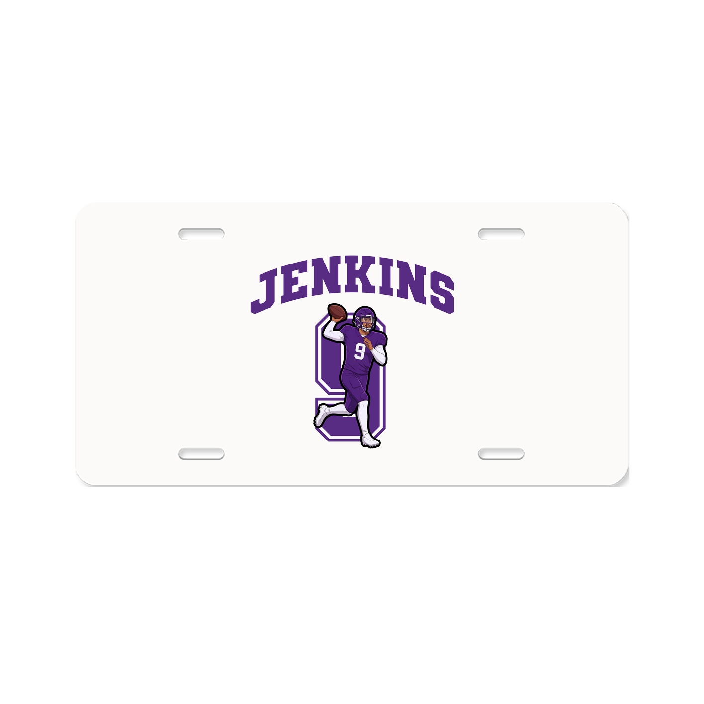 License Plate — Number in Classic