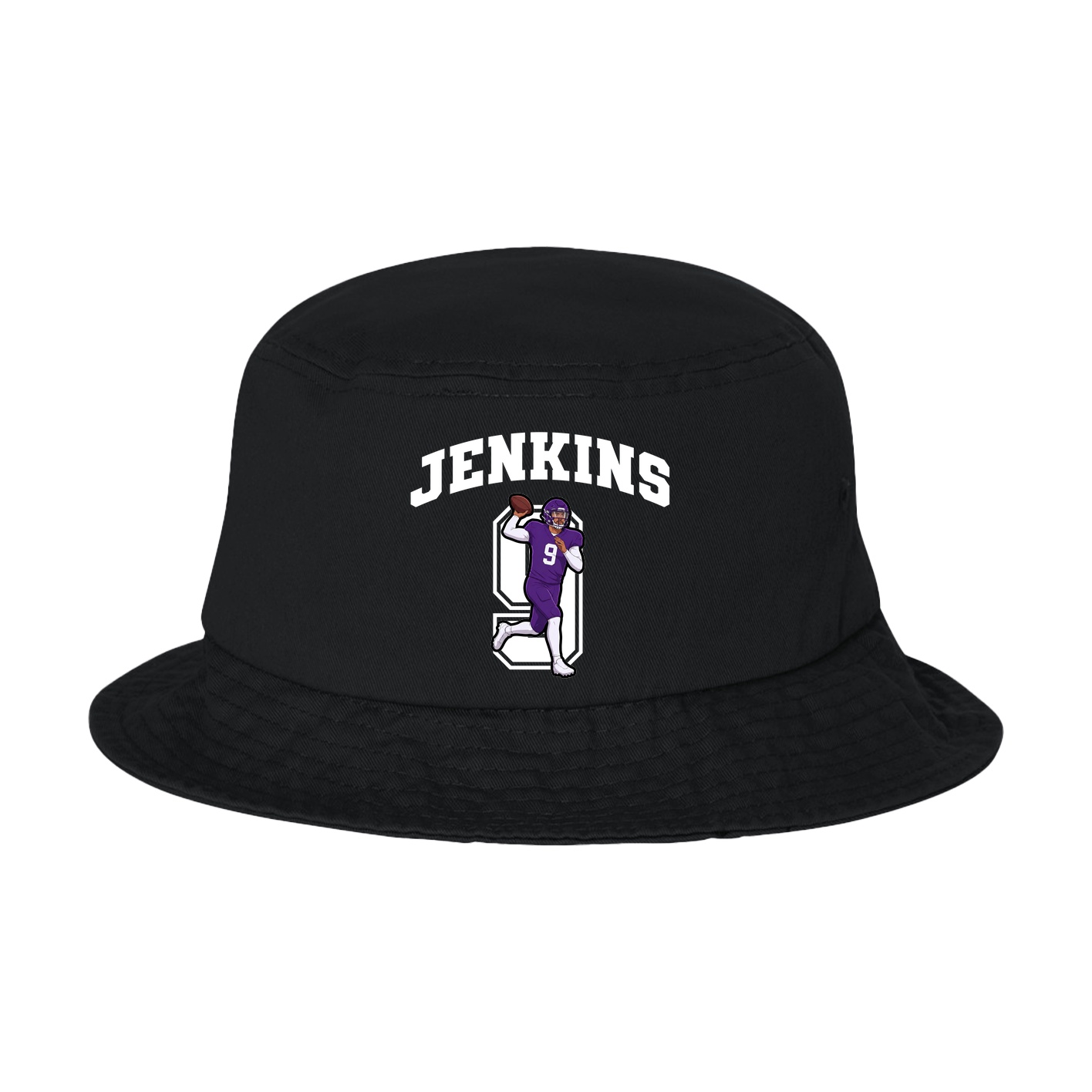 Bucket Cap — Number in Black