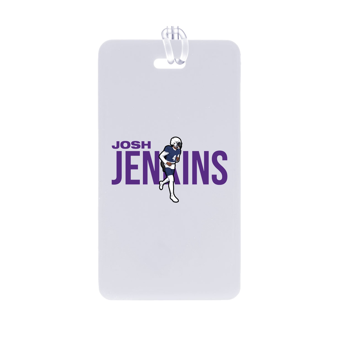 Bag Tag — Player Name in Classic