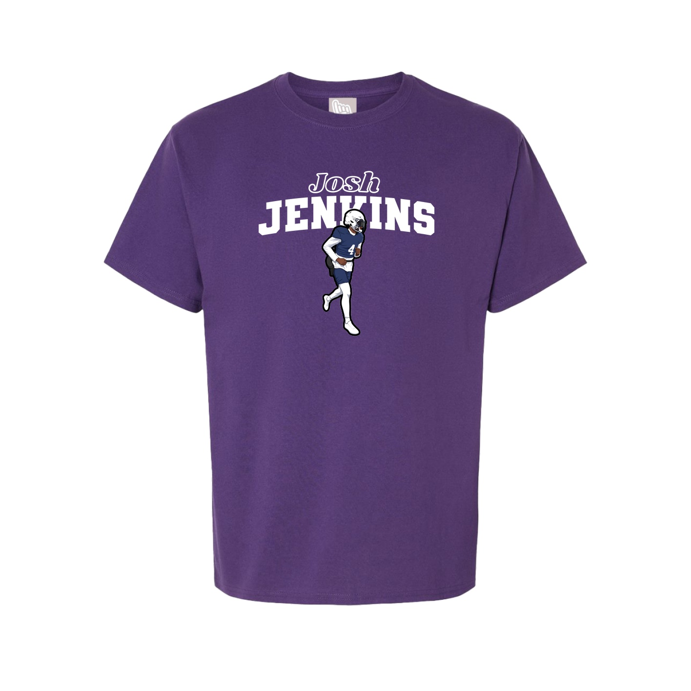 Tee — Name Arch in Purple