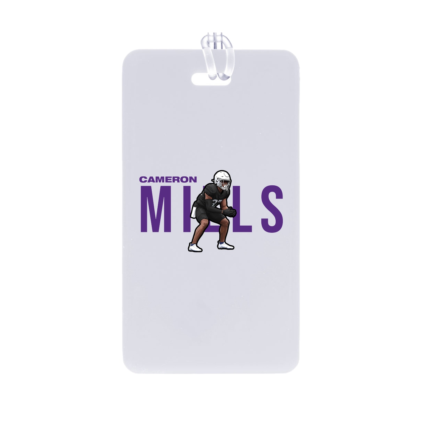 Bag Tag — Player Name in Classic