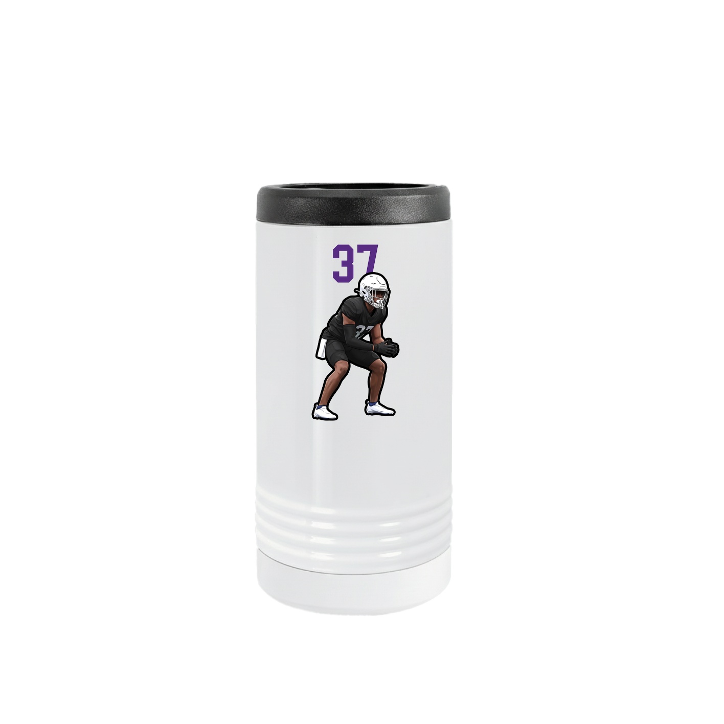 Slim Beverage Holder — Number Top in White