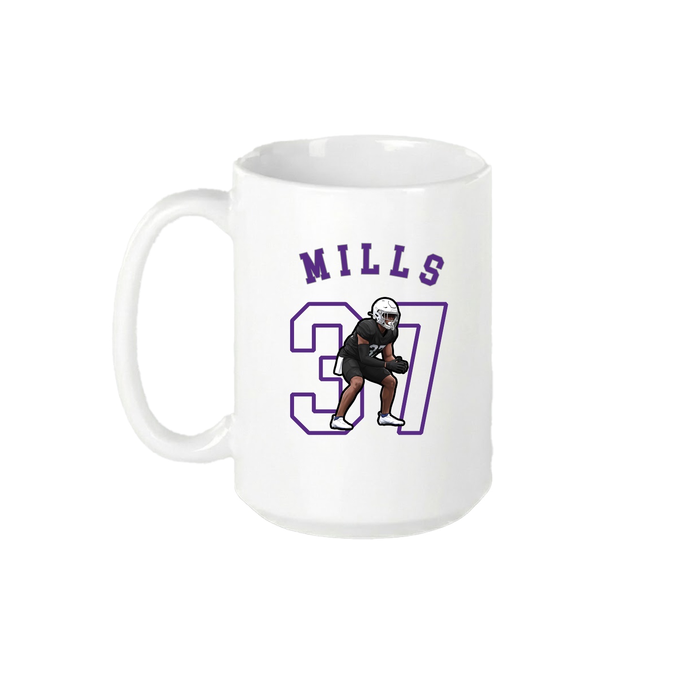 15oz Coffee Mug — Shirsey Arch in White
