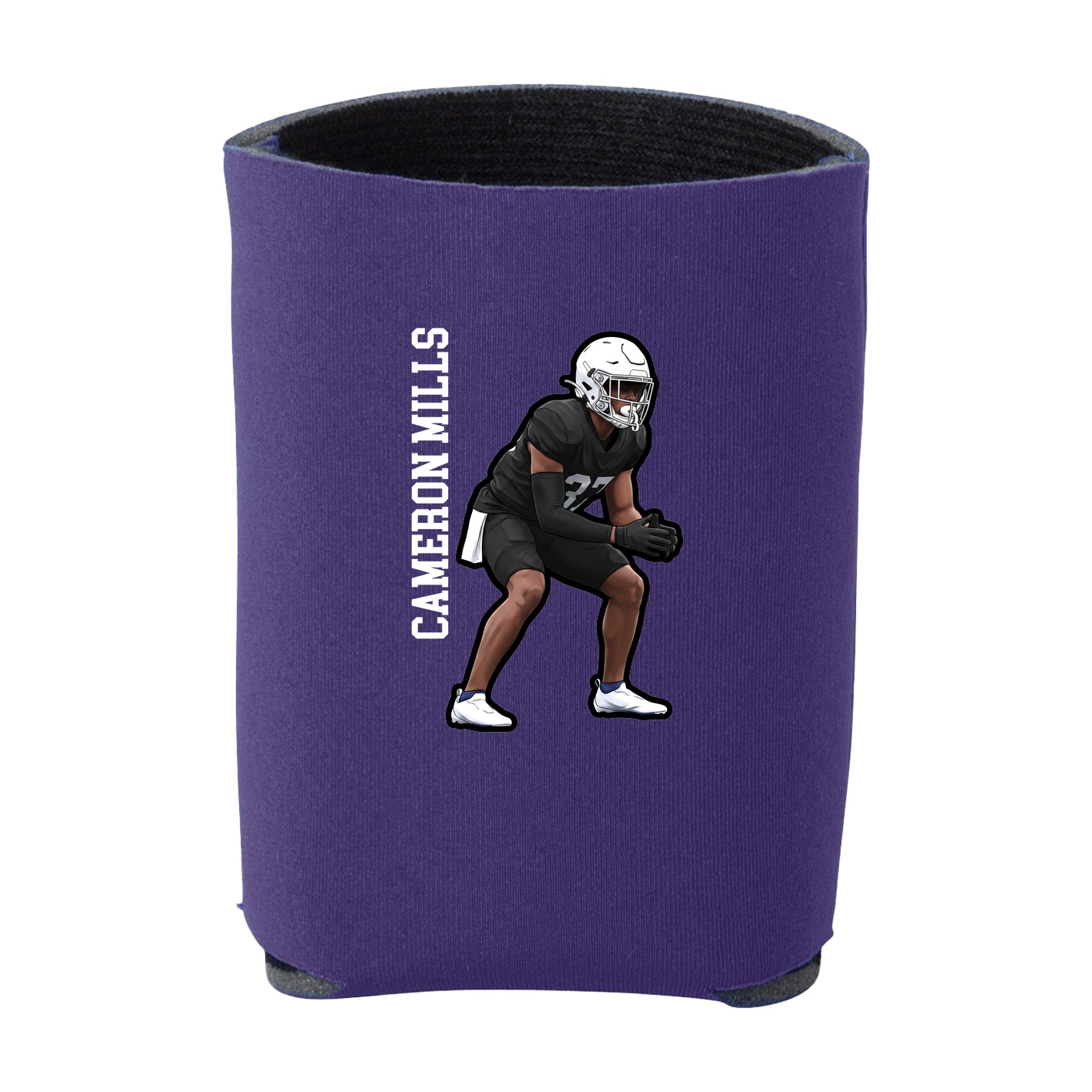 Can Holder — Name Vertical in Purple