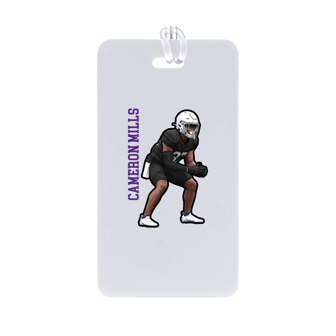Bag Tag — Name Vertical in Classic