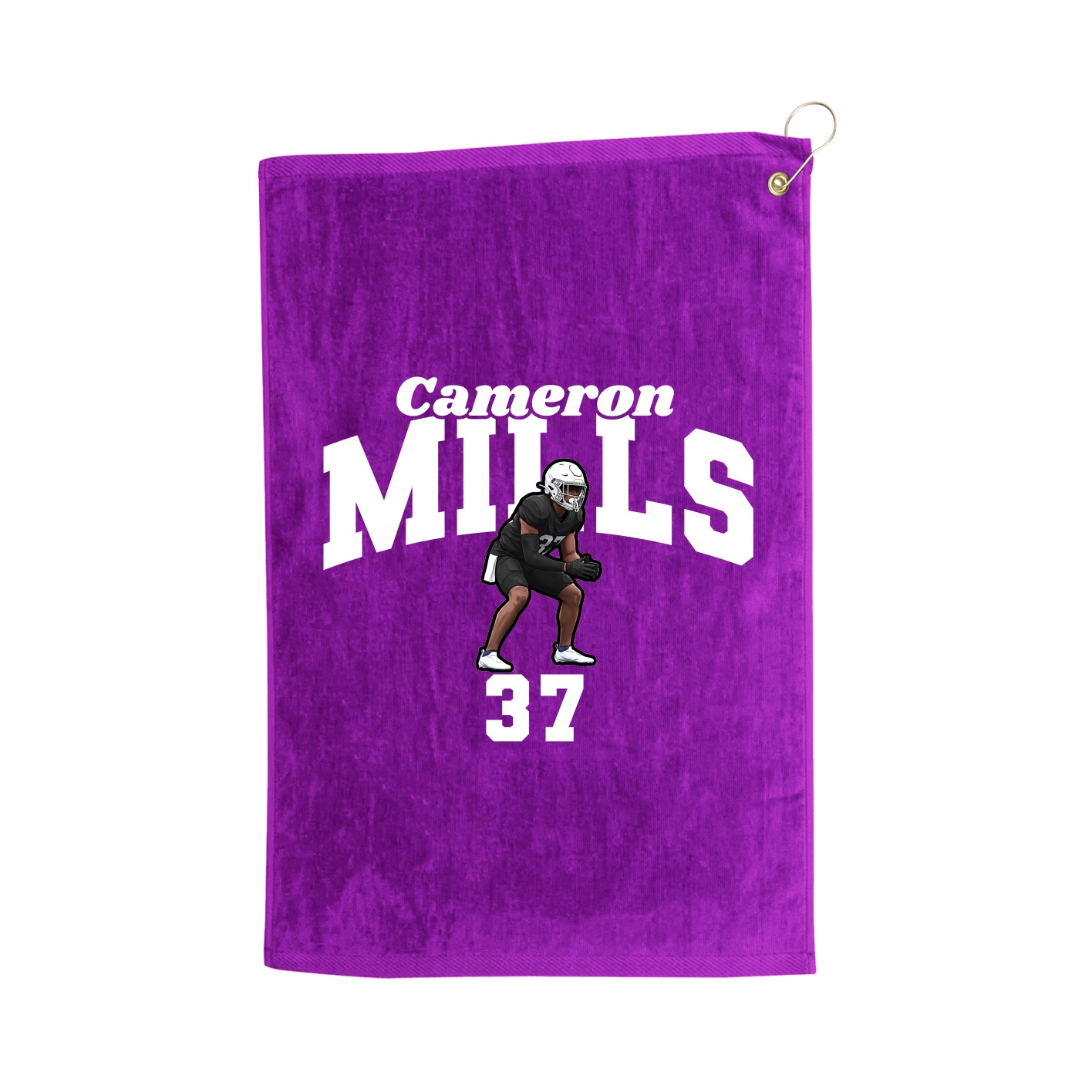 Golf Towel — Signature Arch in Purple