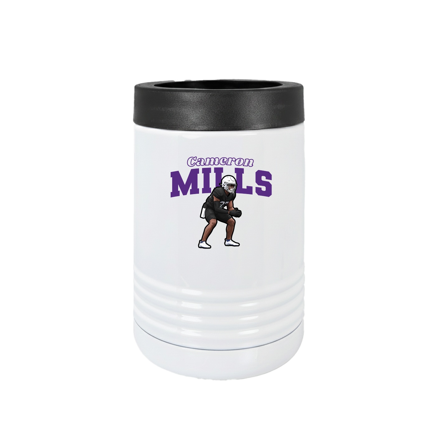 Beverage Holder — Name Arch in White