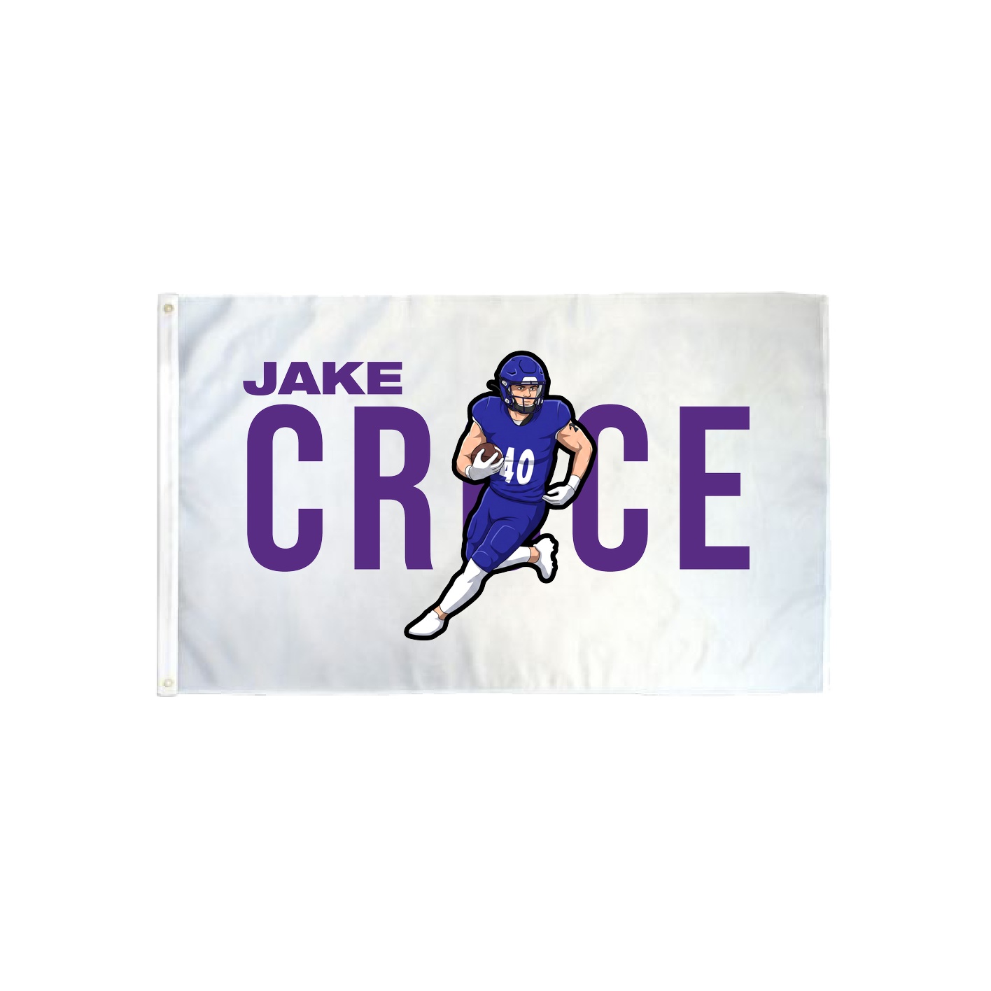 3x5 Flag — Player Name in Classic