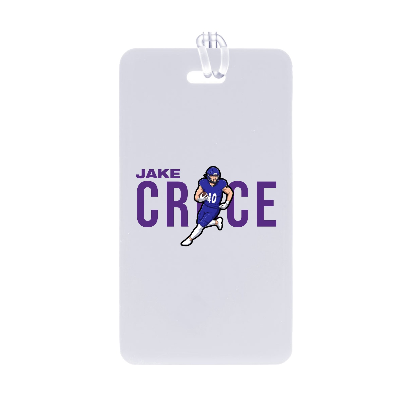 Bag Tag — Player Name in Classic