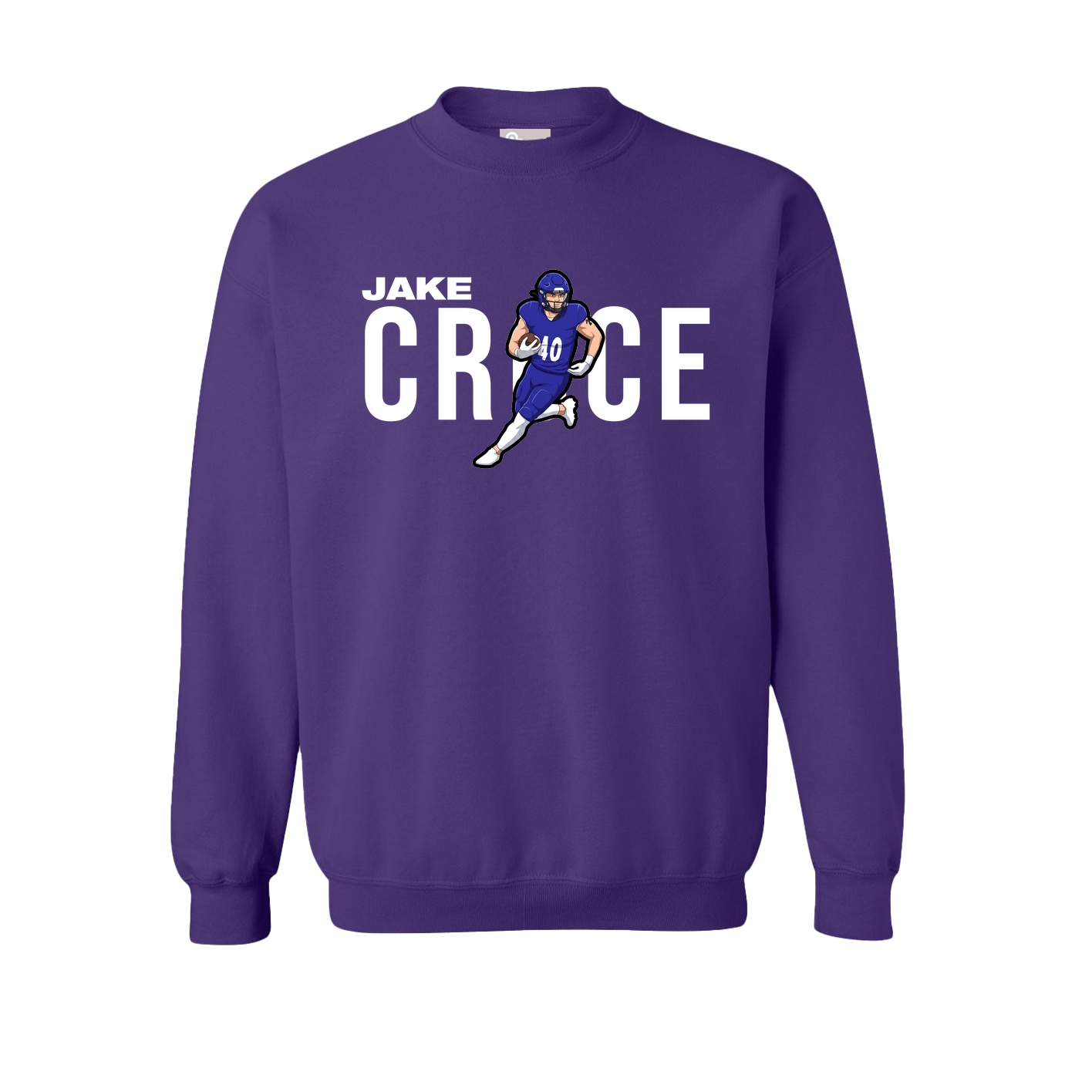 Fleece Crew — Player Name in Purple