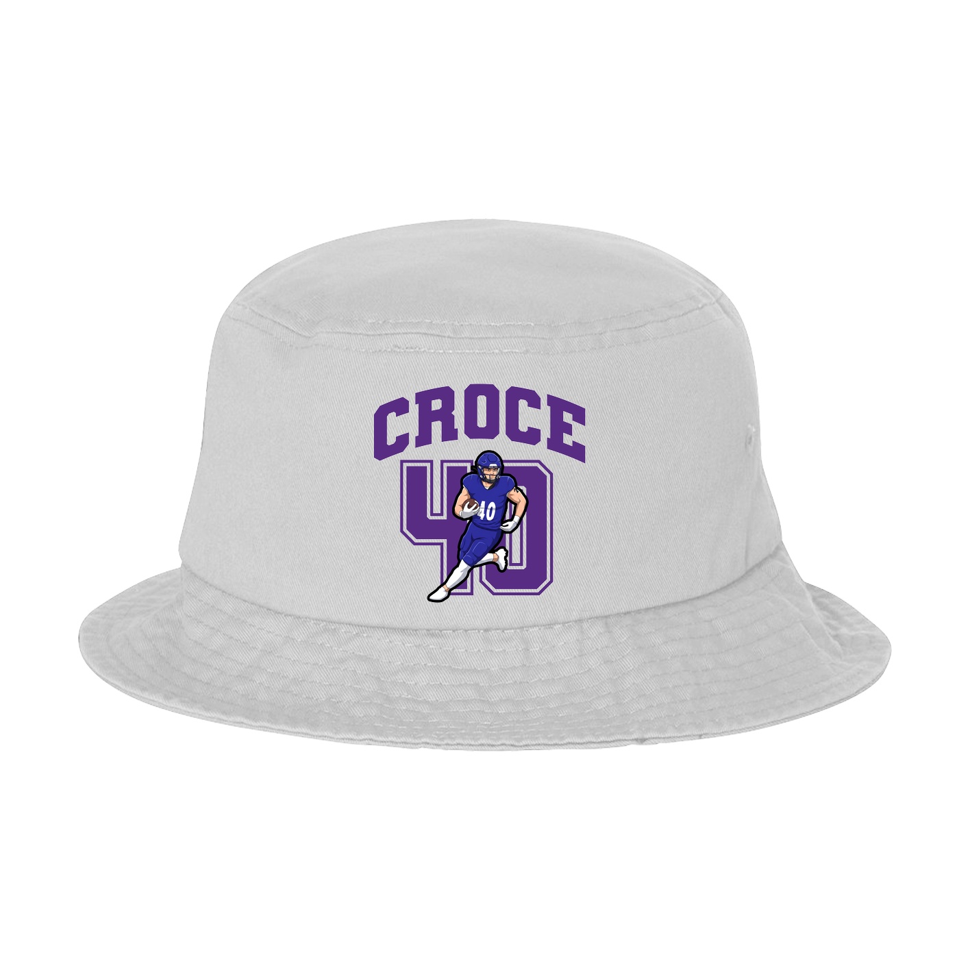 Bucket Cap — Number in White