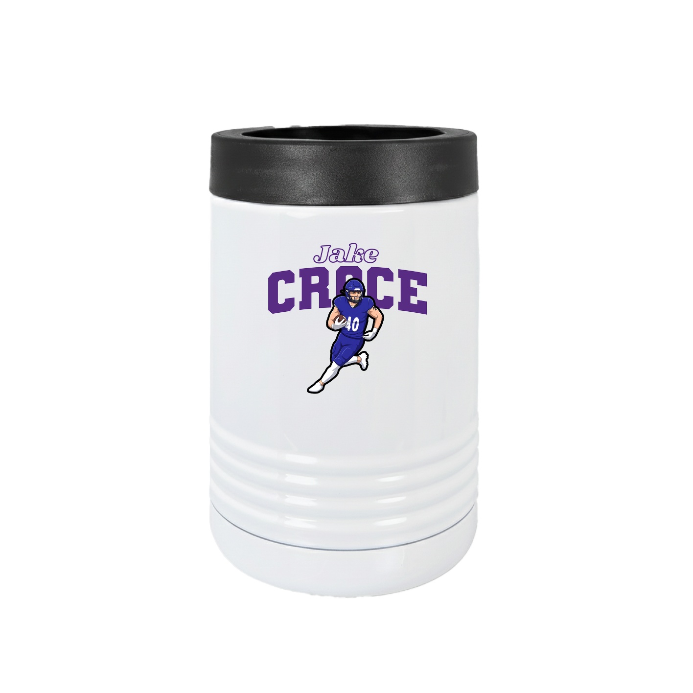 Beverage Holder — Name Arch in White