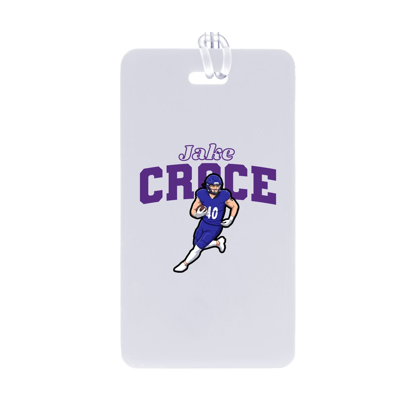 Bag Tag — Name Arch in Classic