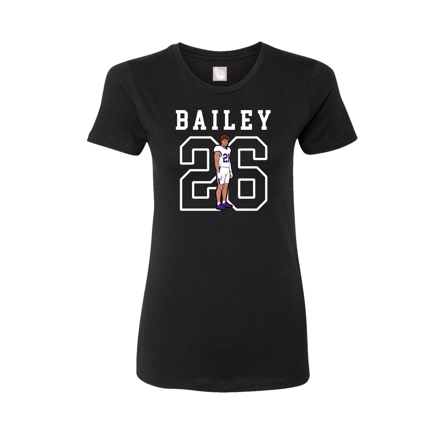Fitted Women's Tee — Shirsey in Black