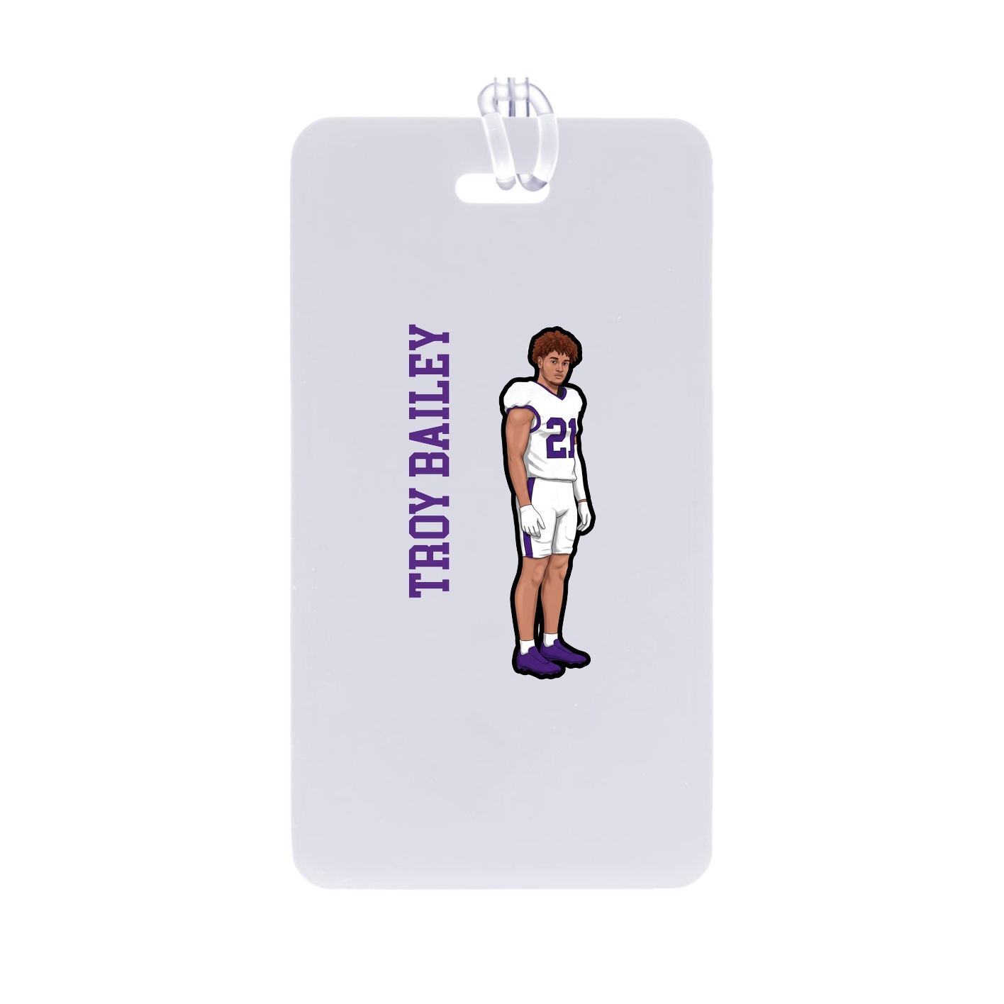 Bag Tag — Name Vertical in Classic