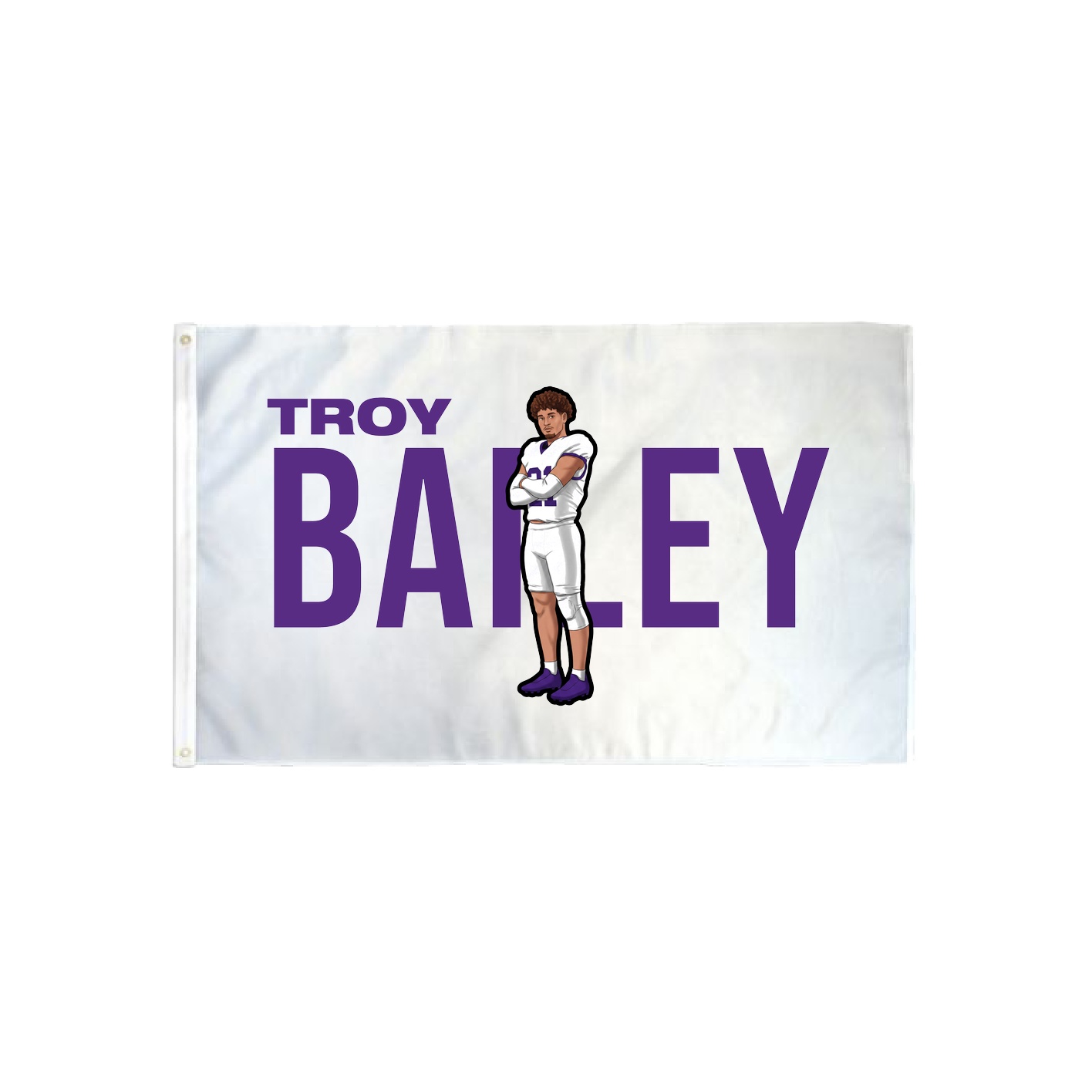 3x5 Flag — Player Name in Classic