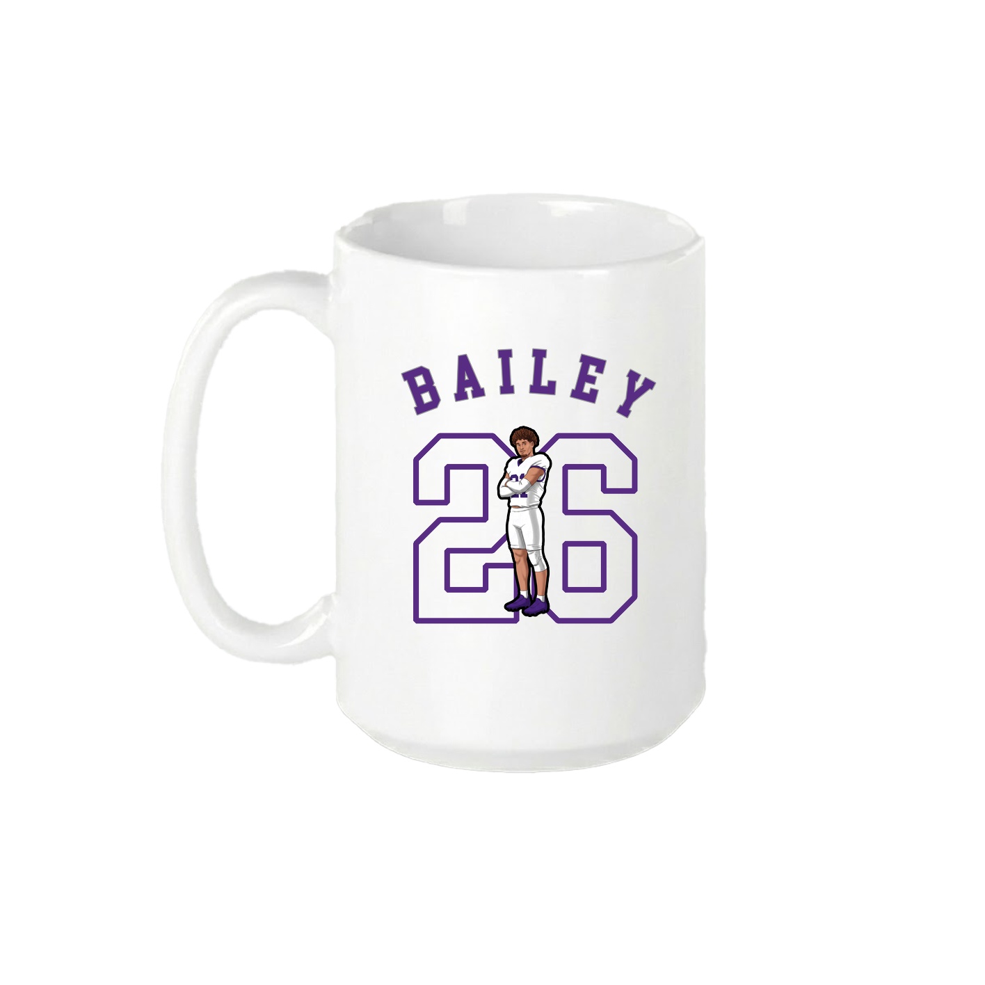 15oz Coffee Mug — Shirsey Arch in White