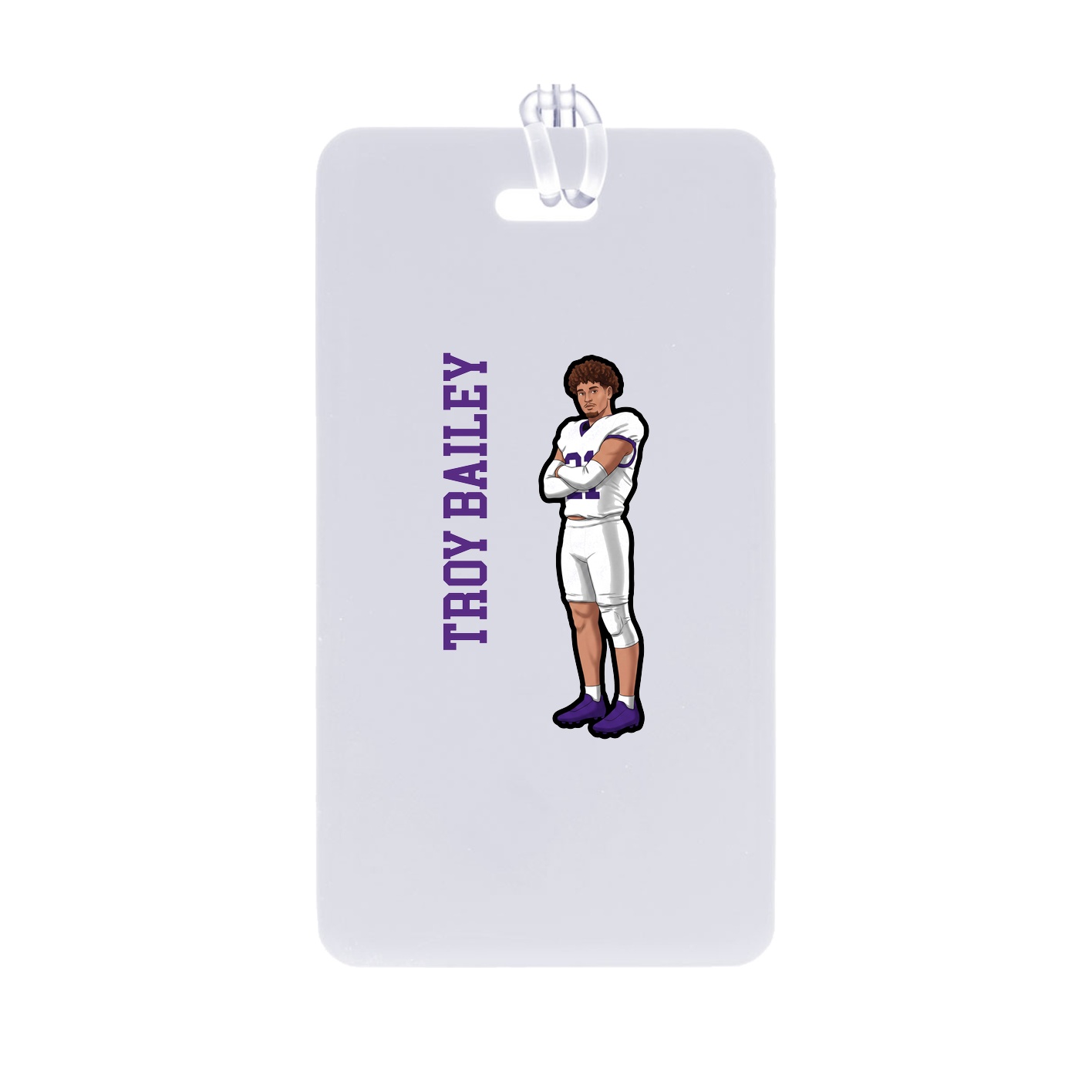 Bag Tag — Name Vertical in Classic