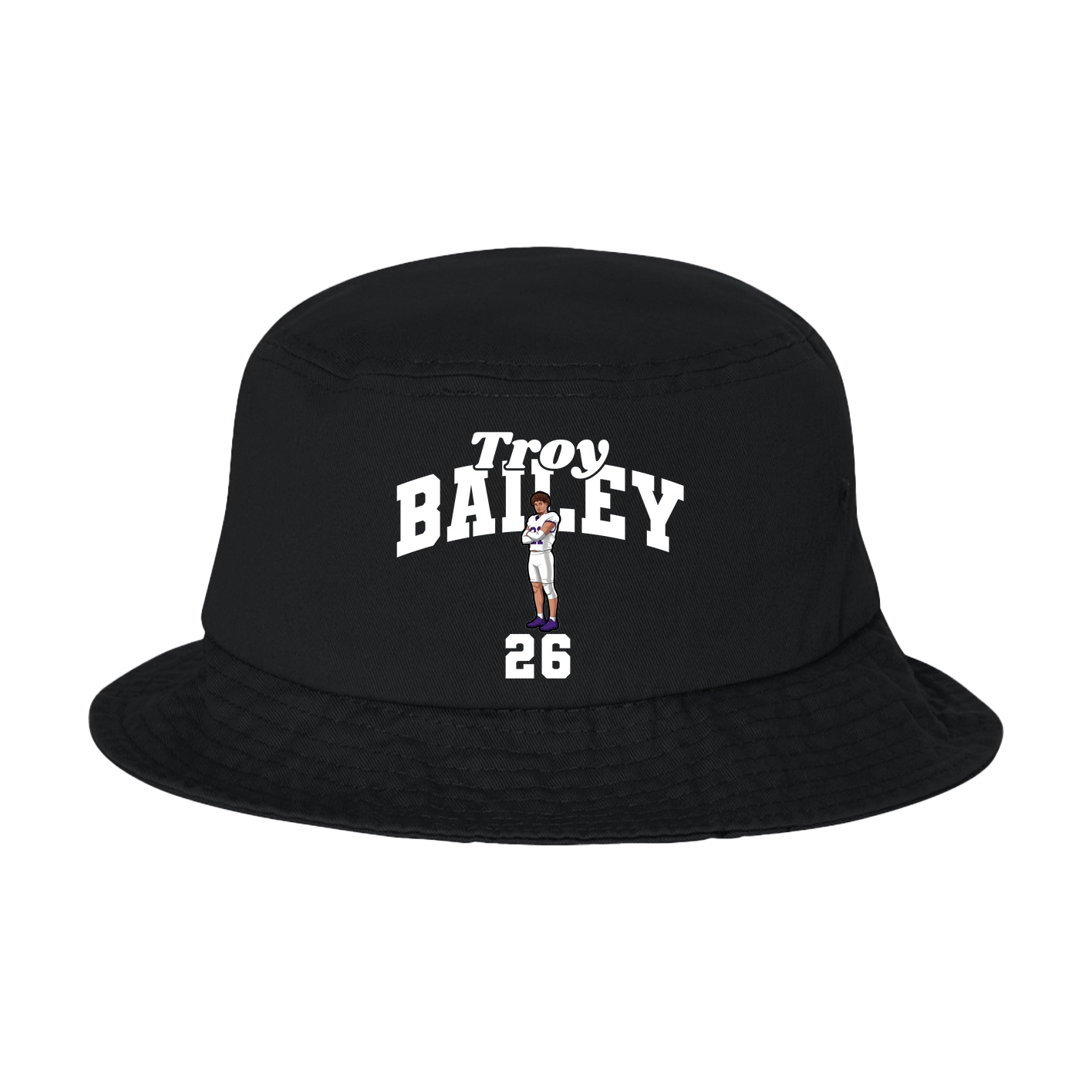 Bucket Cap — Signature Arch in Black