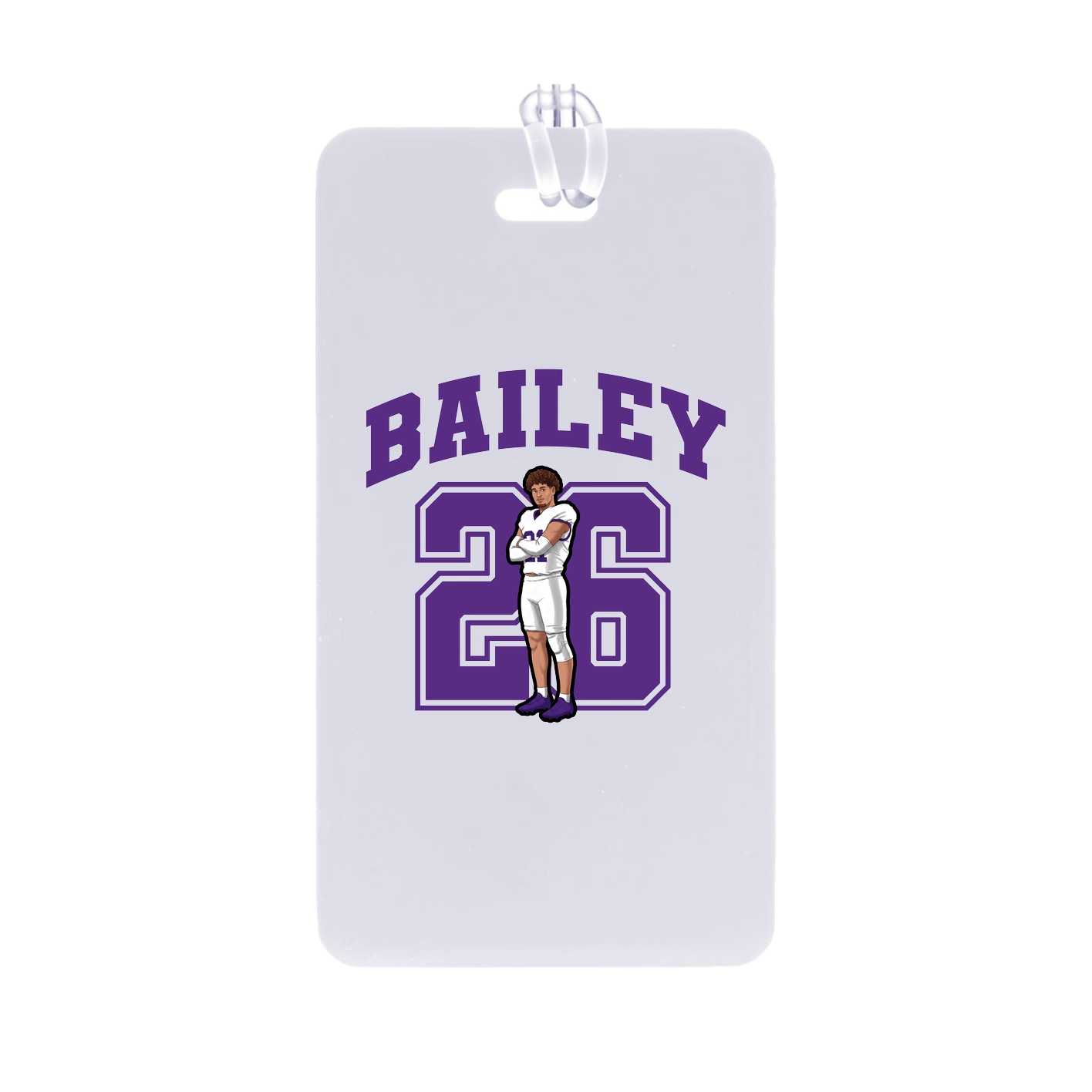 Bag Tag — Number in Classic
