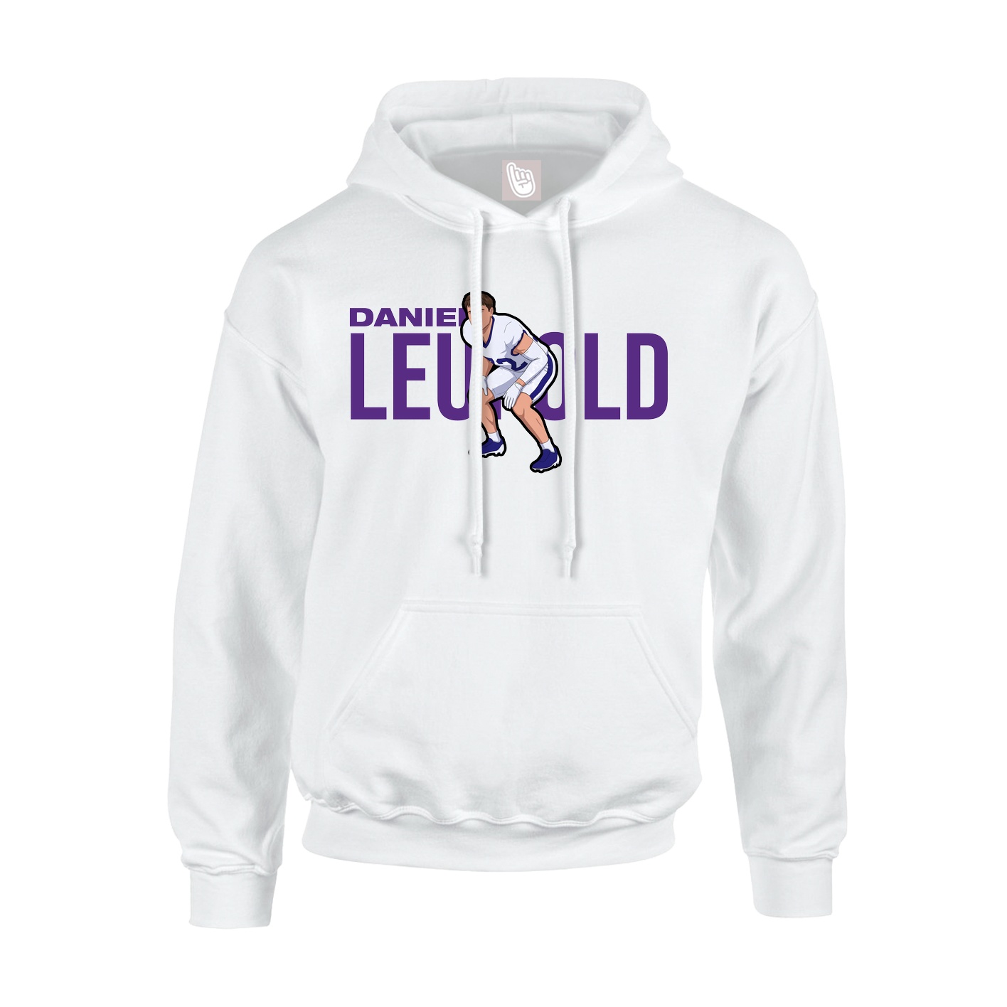 Hoodie — Player Name in White