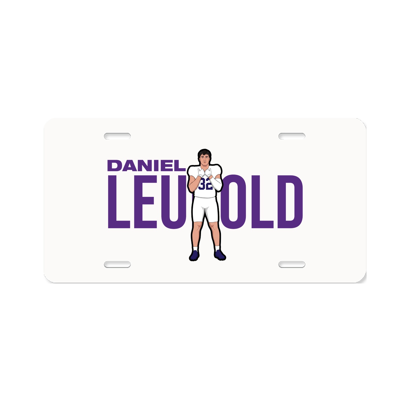 License Plate — Player Name in Classic