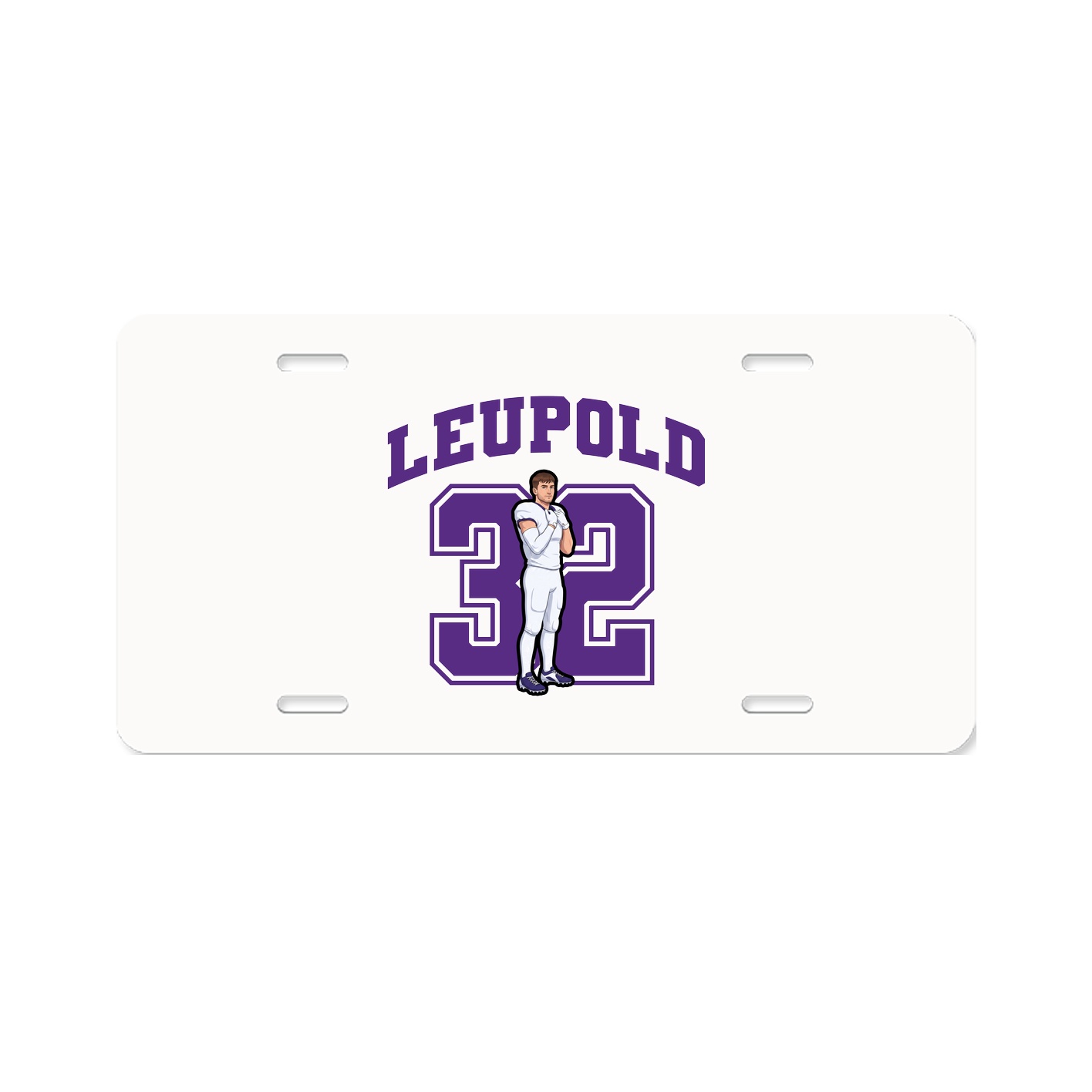 License Plate — Number in Classic